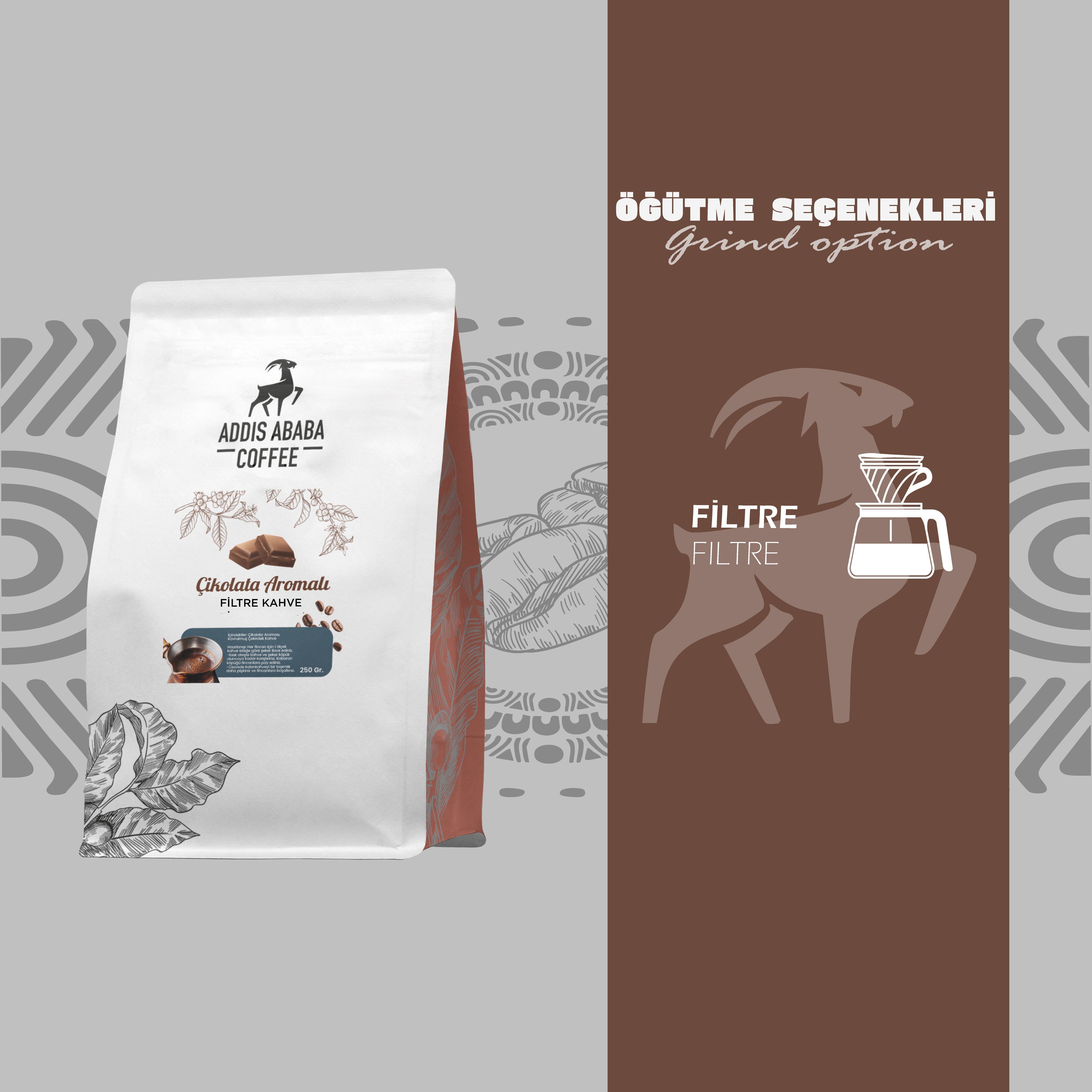 Çikolatalı Filtre Kahve 250 Gr.