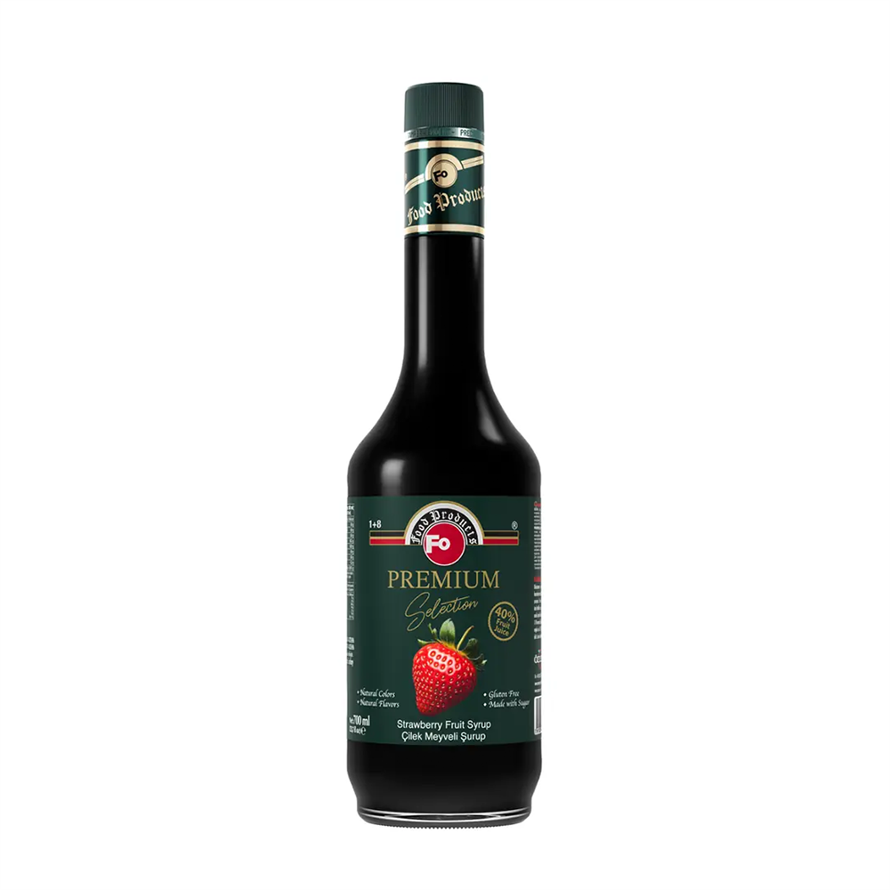 Çilek Meyveli Şurup - Premium