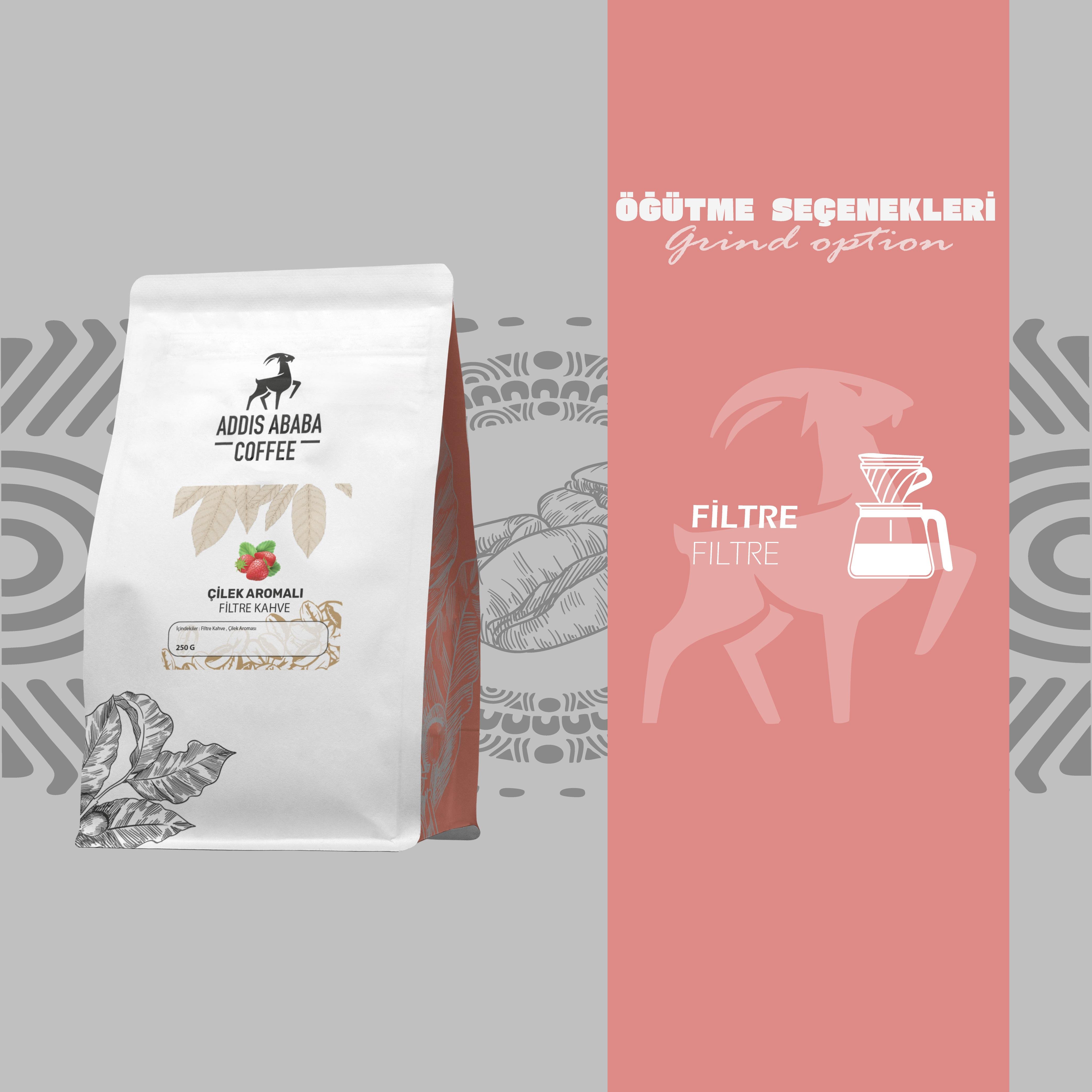 Çilekli Filtre Kahve 250 Gr.