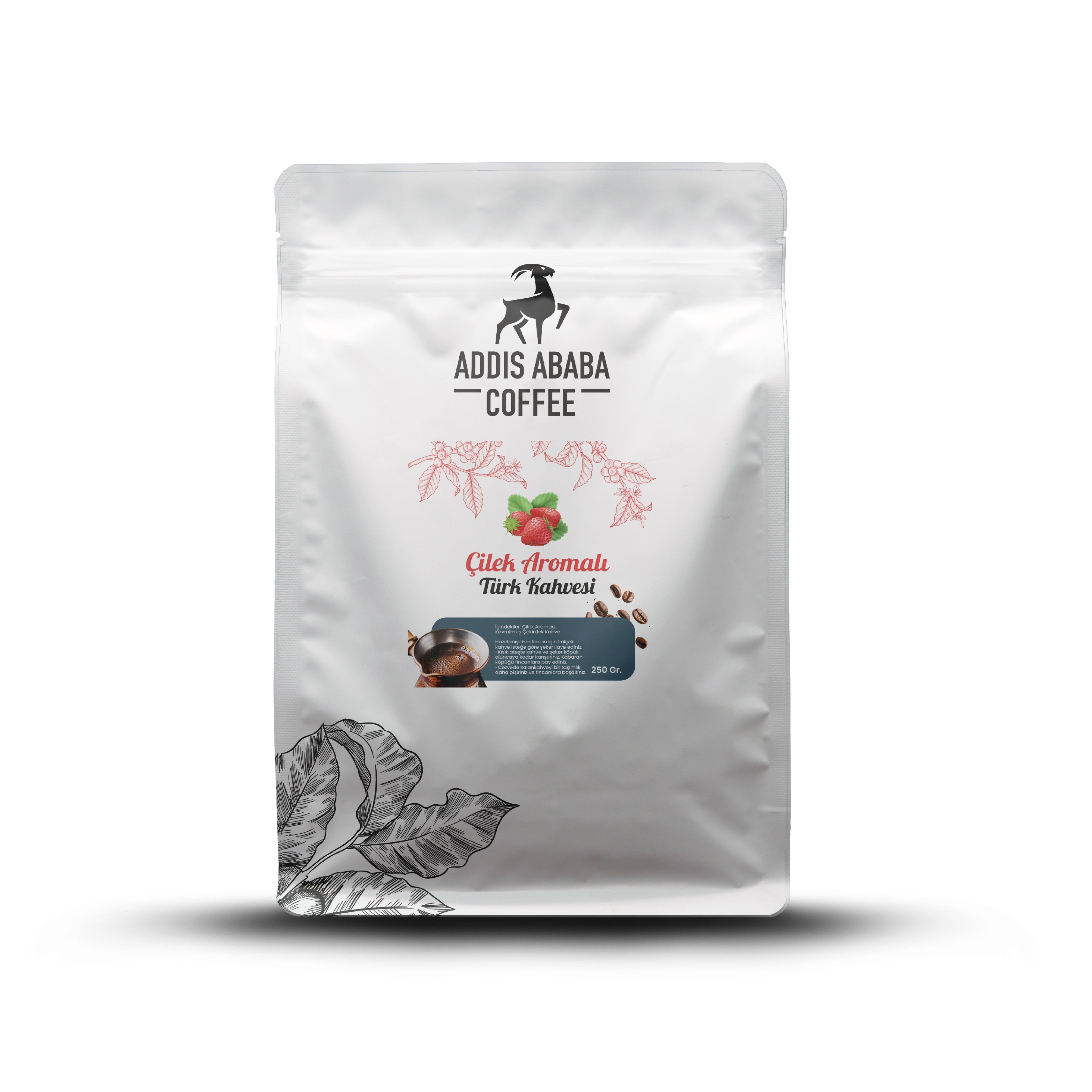 Dağ Çilekli Türk Kahvesi 250 Gr.