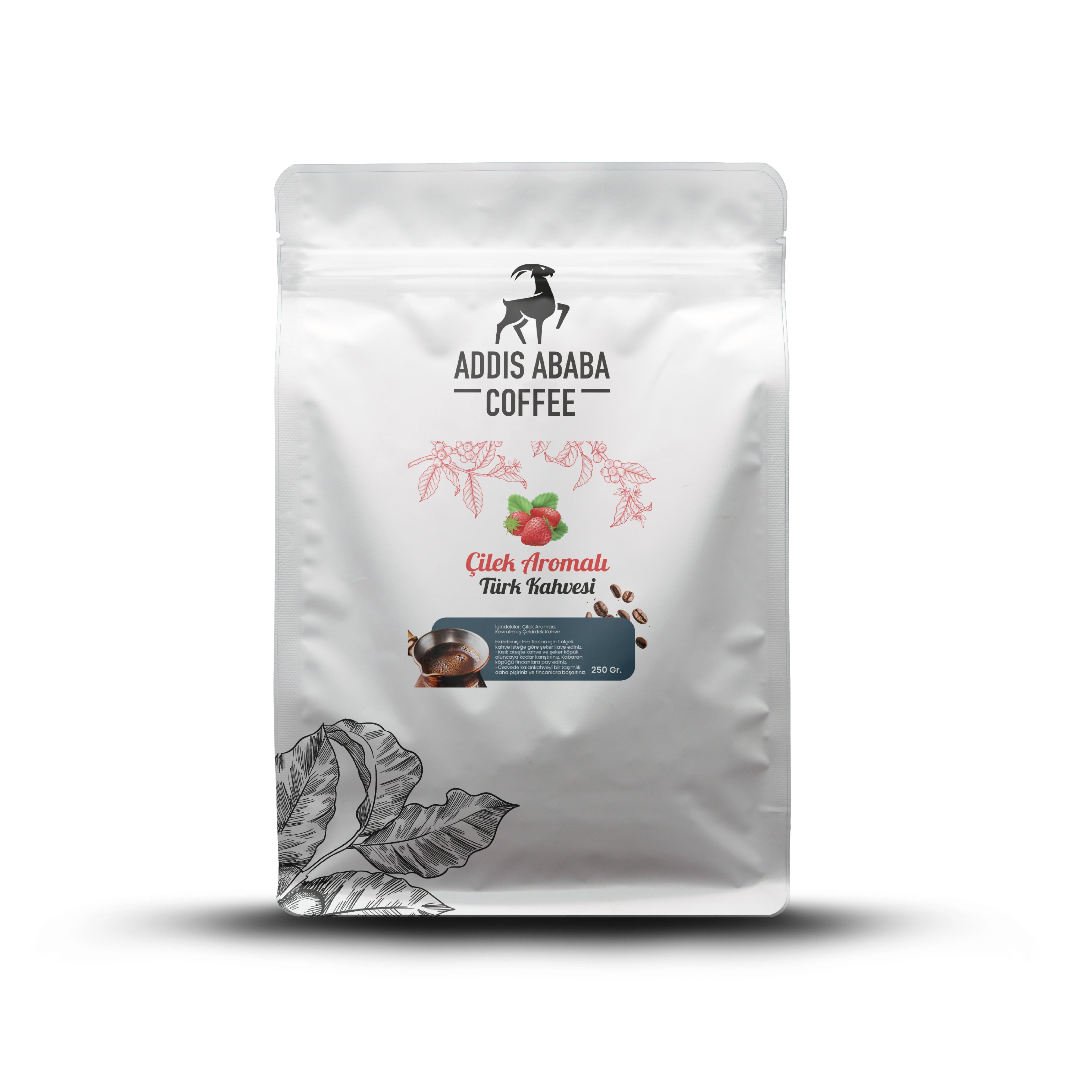 Dağ Çilekli Türk Kahvesi 250 Gr.