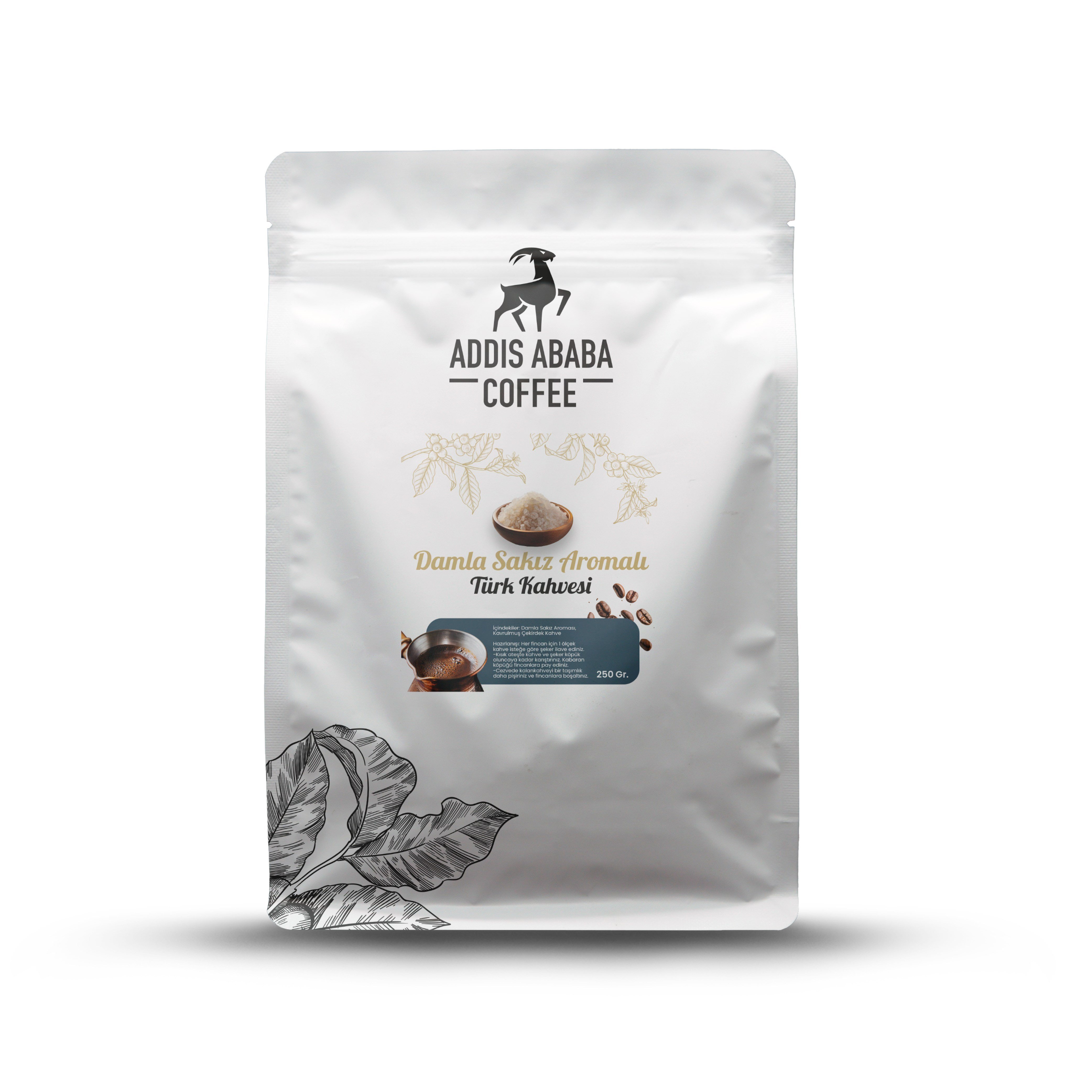 Damla Sakızlı Türk Kahvesi 250 Gr.