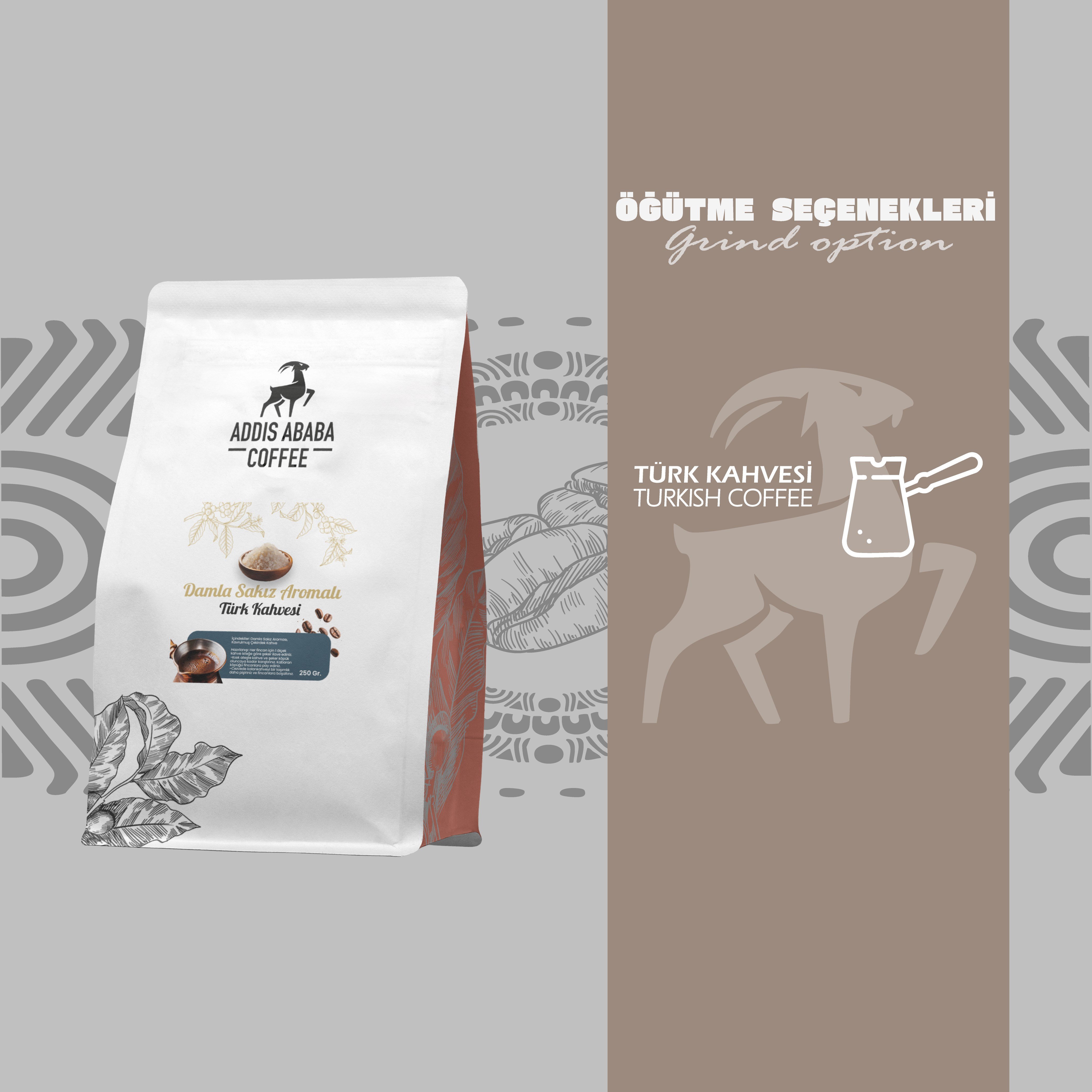 Damla Sakızlı Türk Kahvesi 250 Gr.