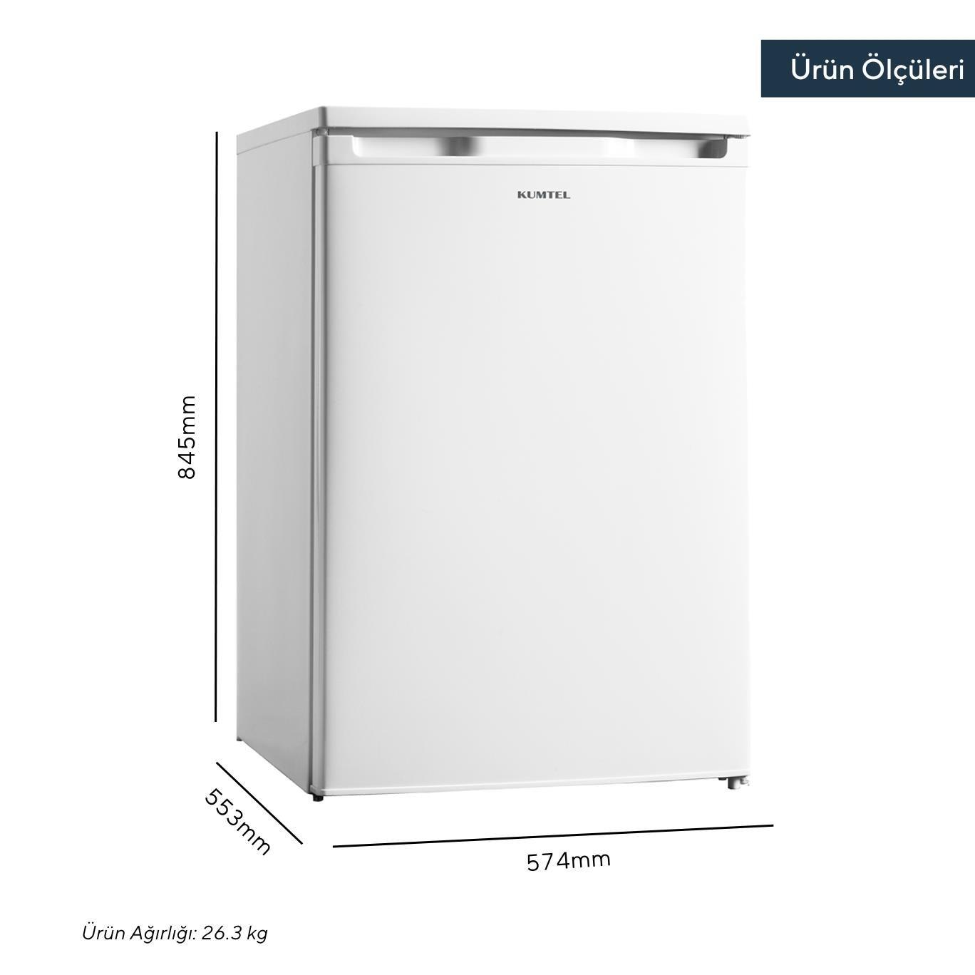 Dikey Derin Dondurucu (3 Çekmeceli)