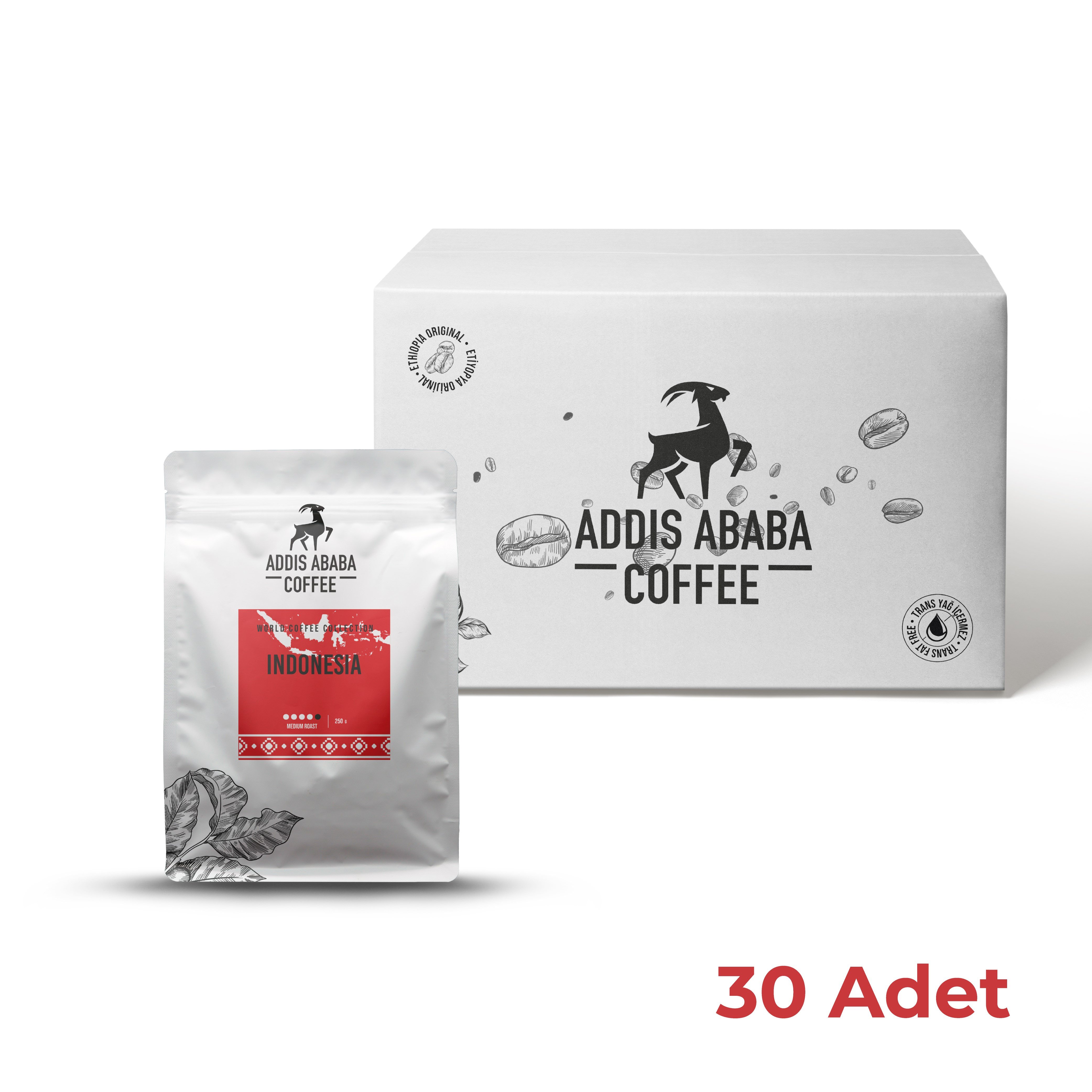 Endonezya Çekirdek Kahve (30x250) 7.5 kg