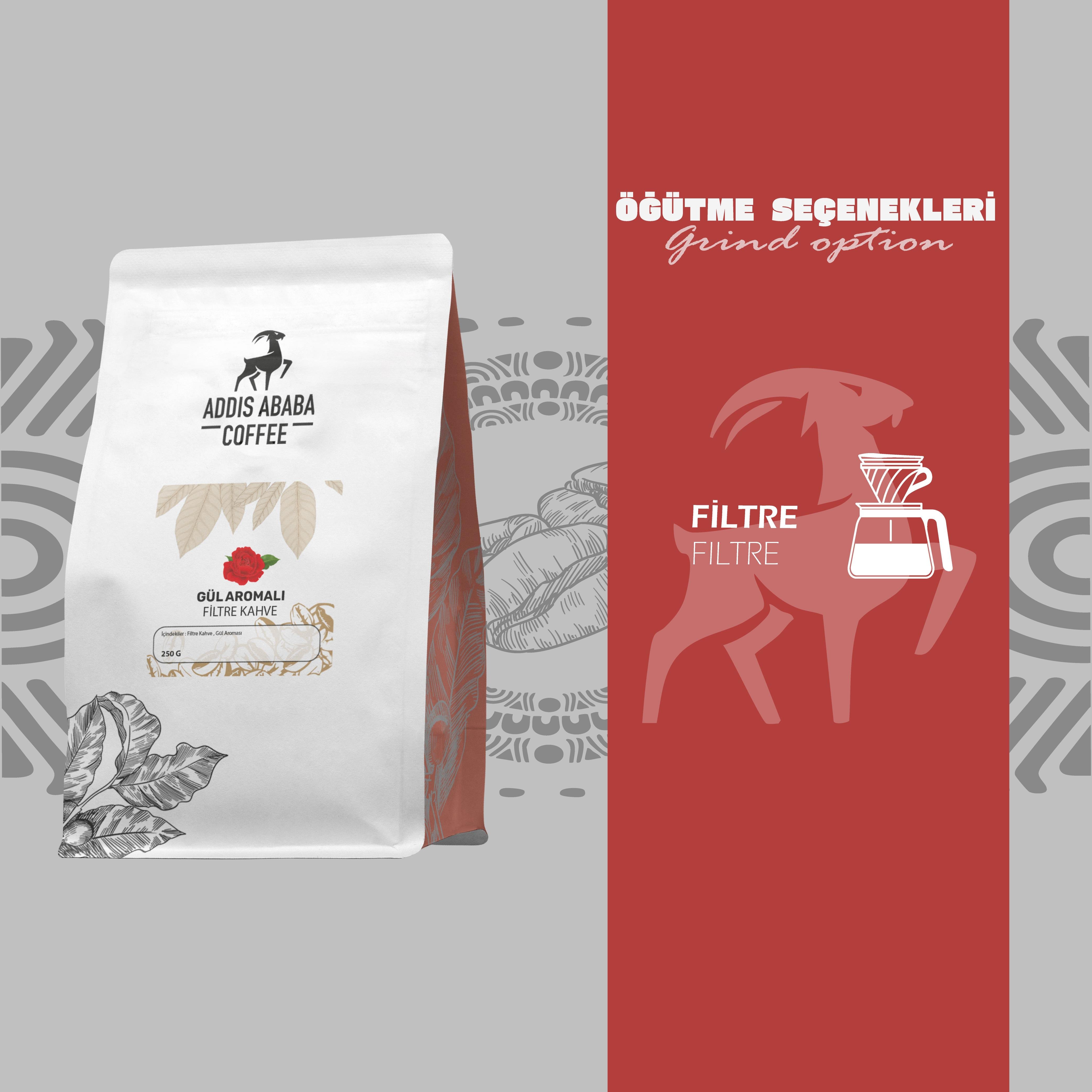 Güllü Filtre Kahve 250 Gr.