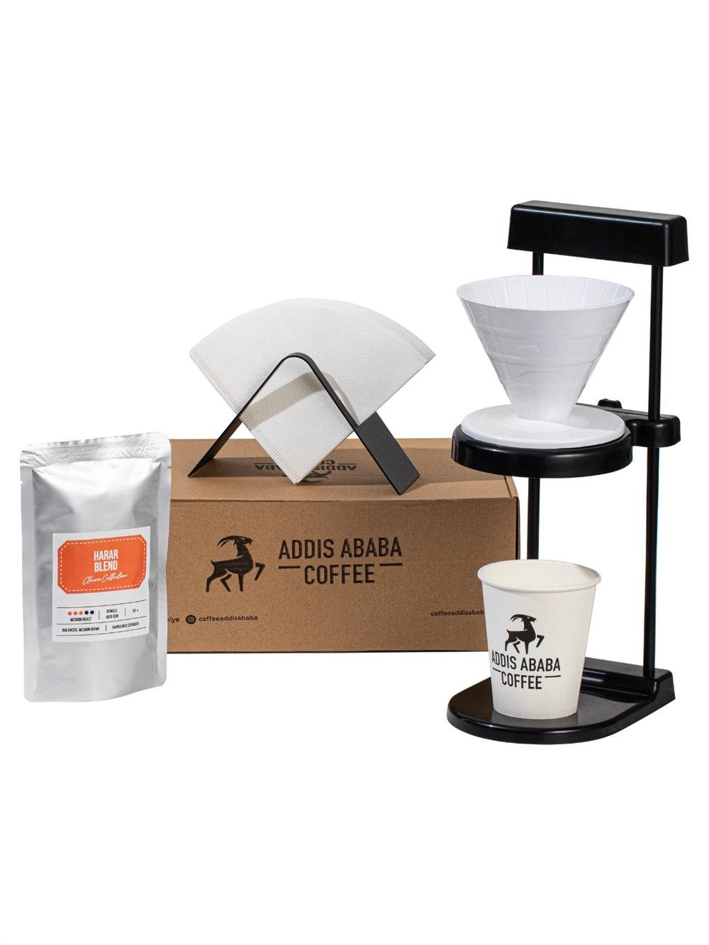Harar Blend 50 gr Filtre Kahve Demleme Seti