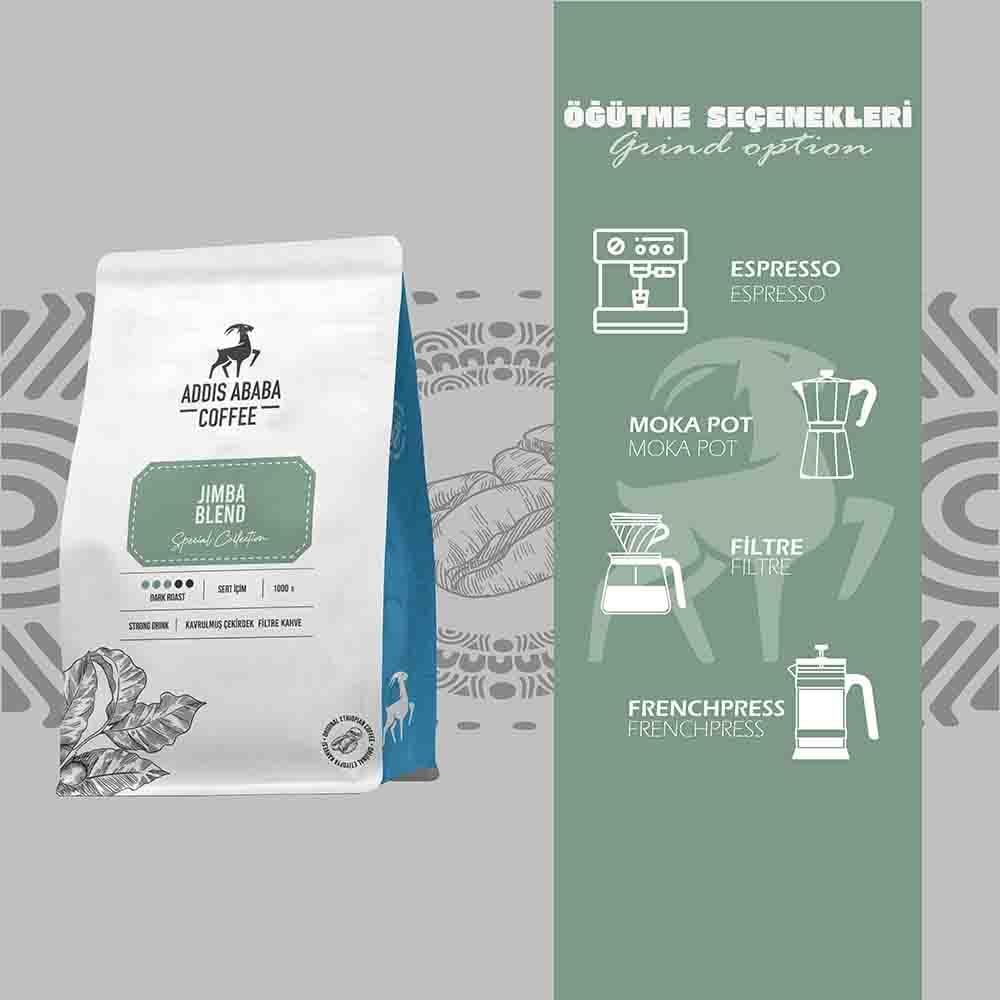 Jimba Espresso Blend Çekirdek Kahve 1000 Gr.