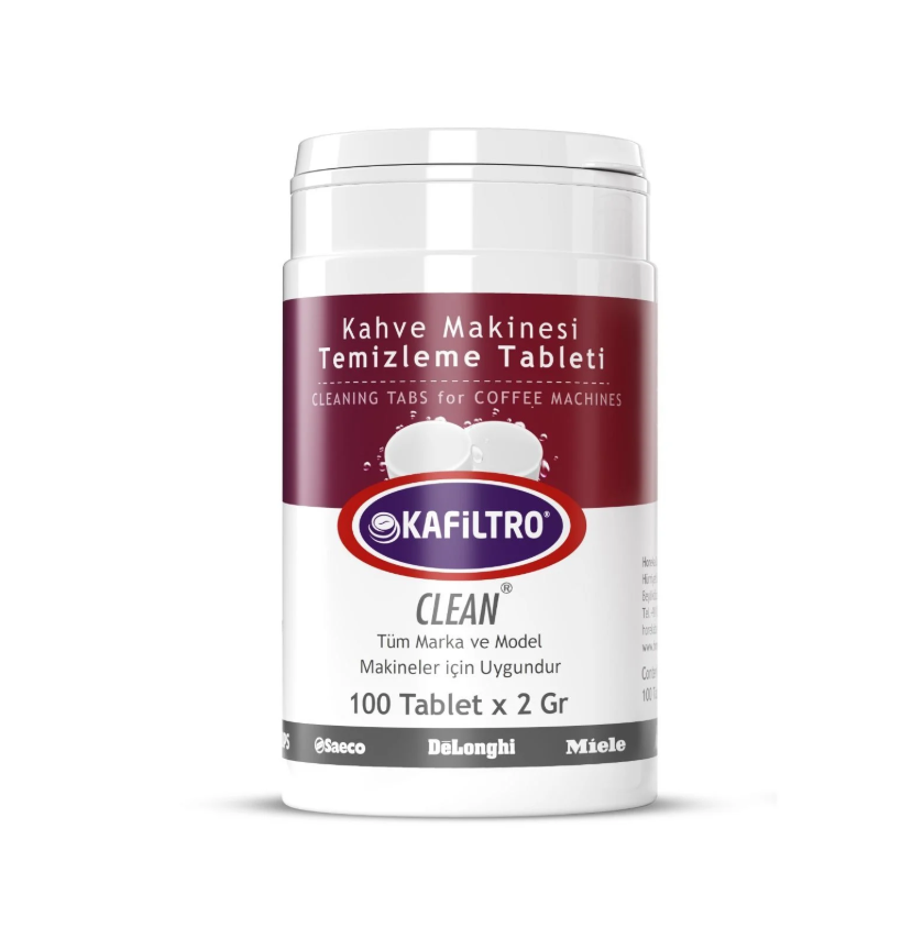 Kafiltro Kahve Makinesi Temizleme Tableti (2grx100 Adet)