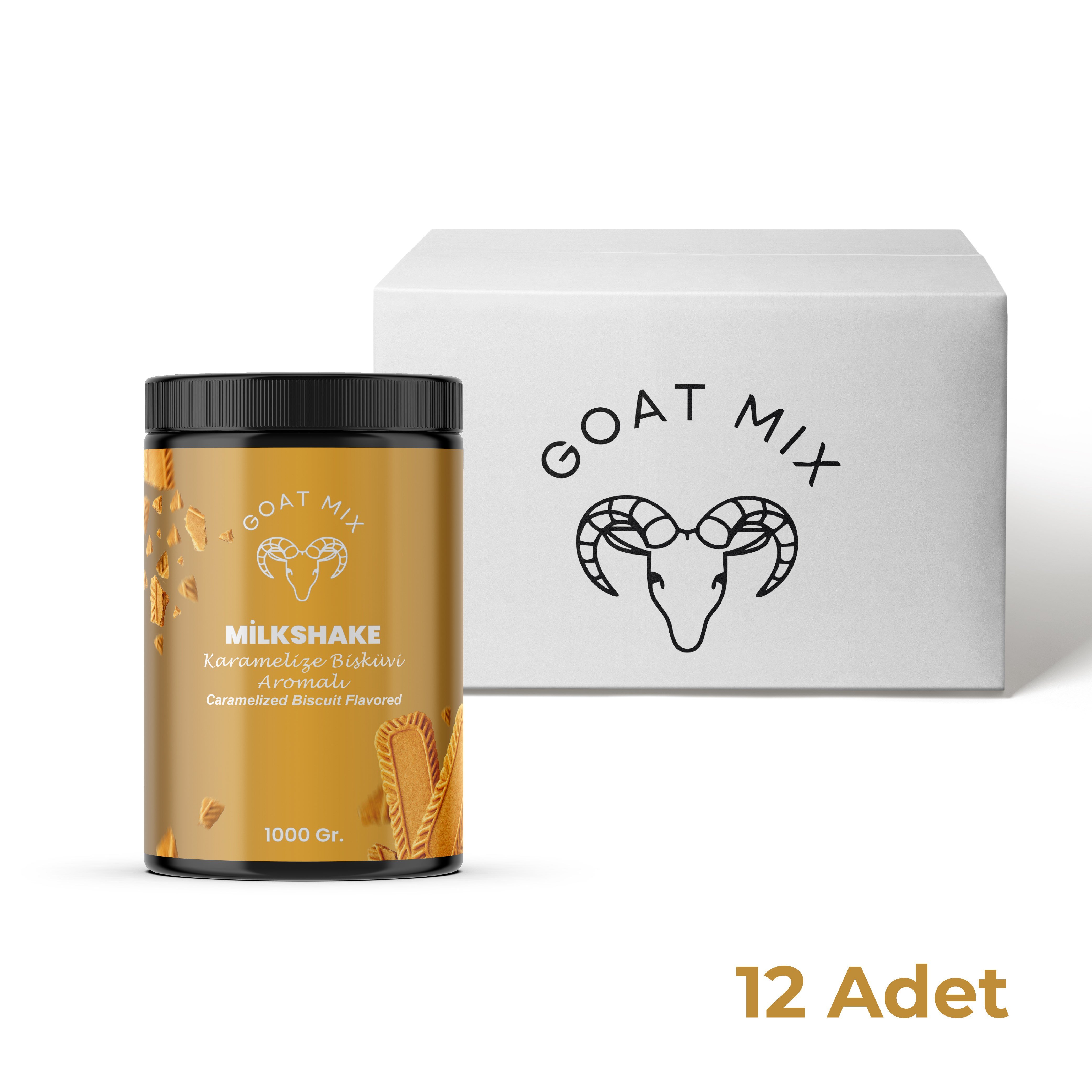 Karamalize Bisküvi Aromalı Milkshake ( 12 kg )