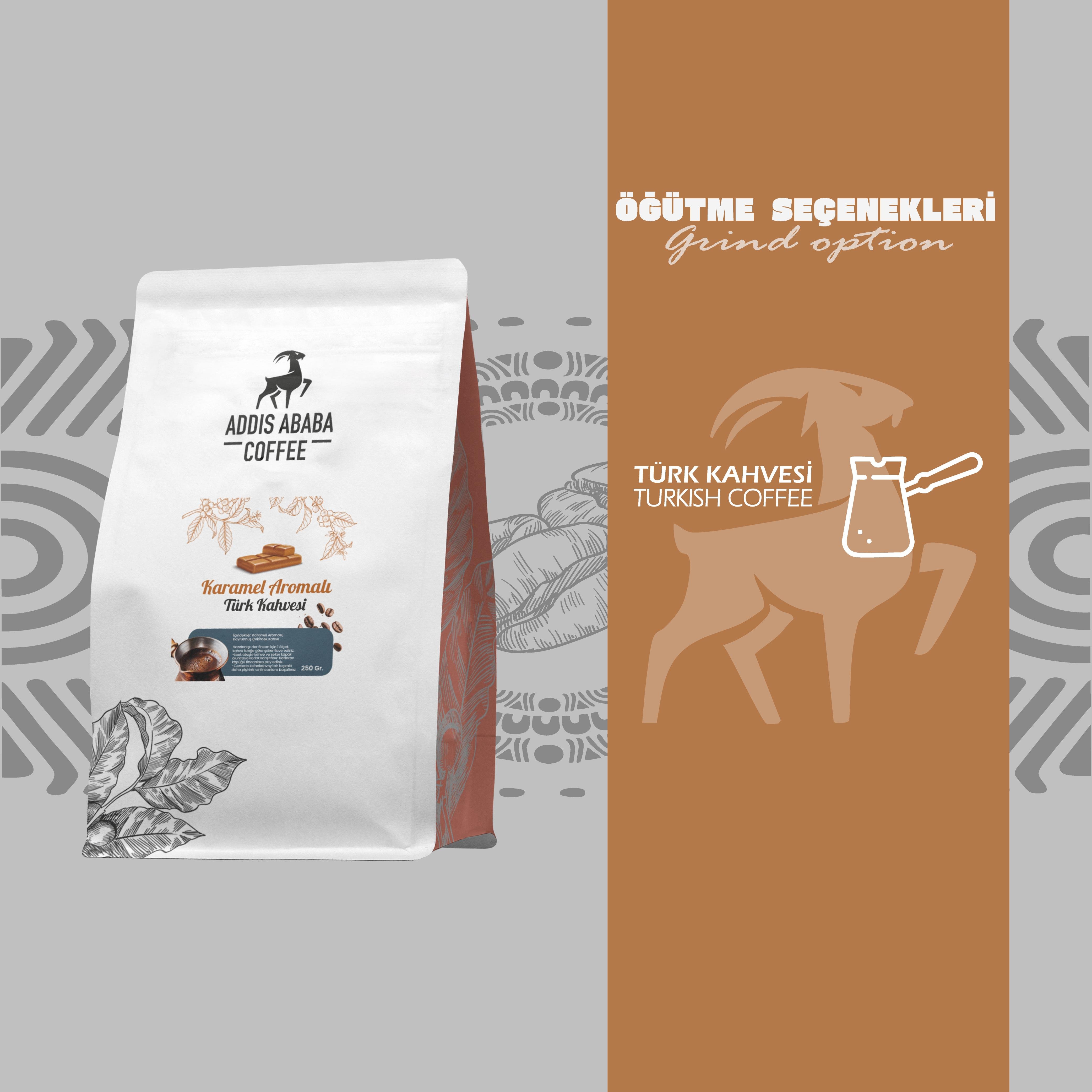Karamelli Türk Kahvesi 250 Gr.
