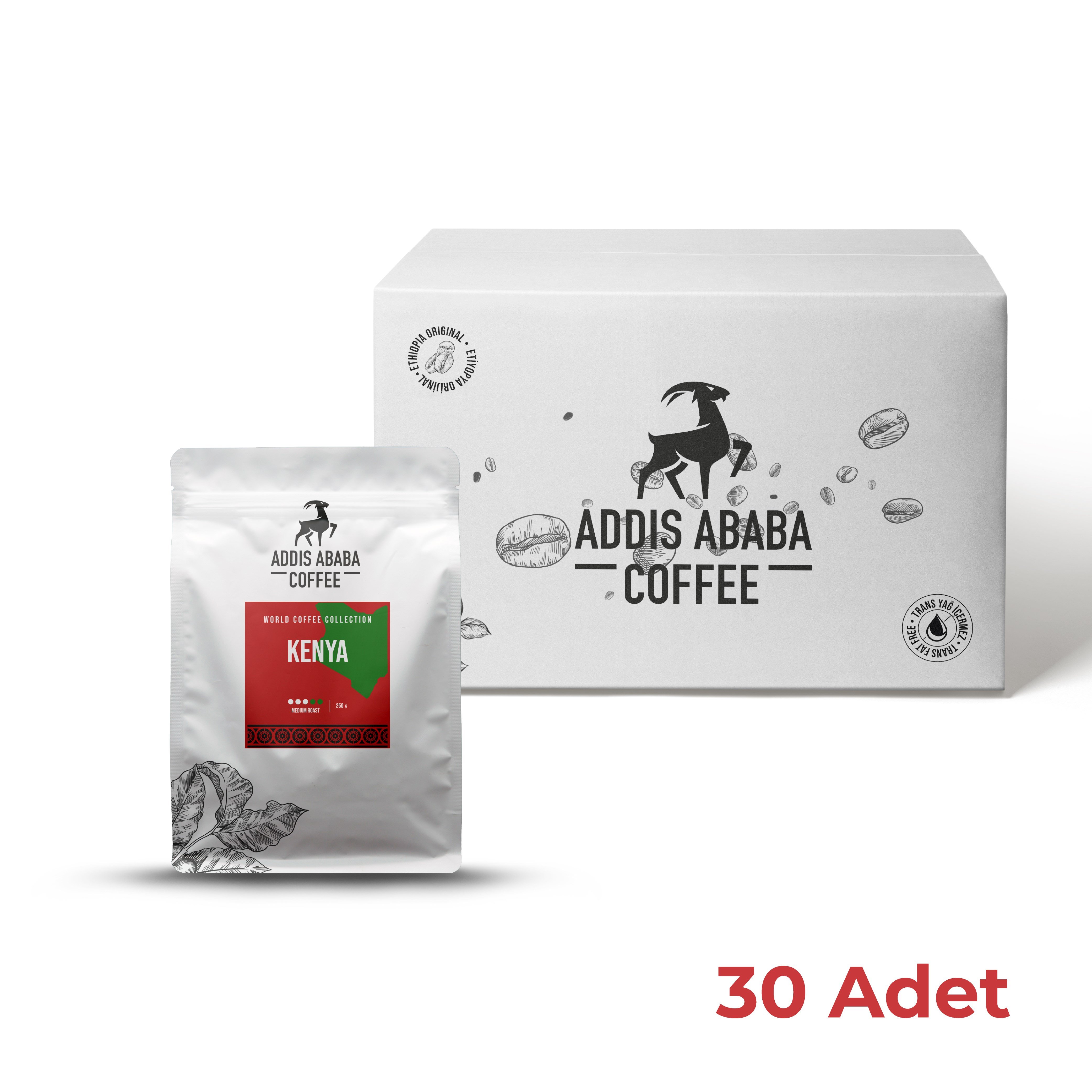 Kenya Çekirdek Kahve (30x250) 7.5 kg