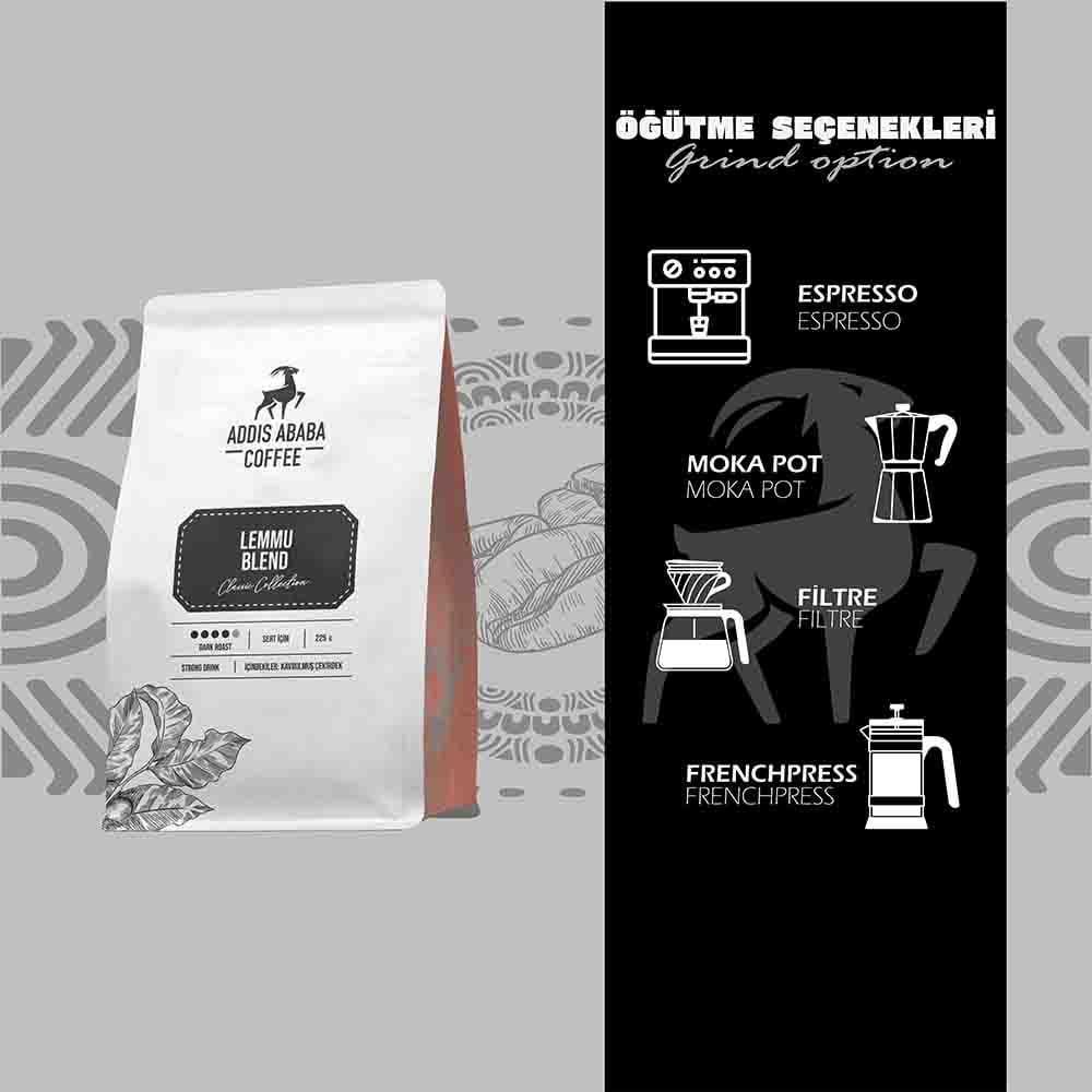 Lemmu Blend Bean Coffee 225 Gr