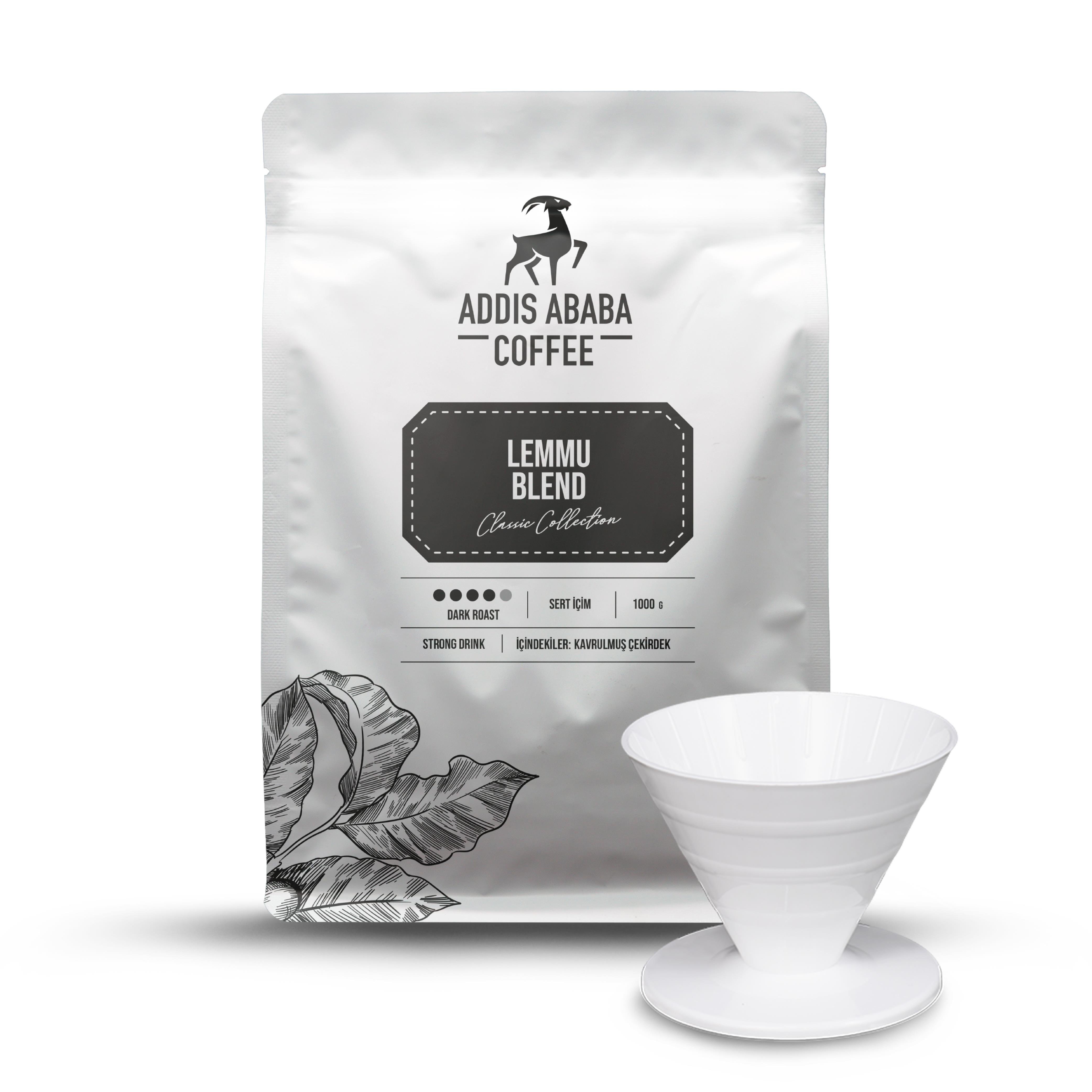 Lemmu Blend Filter Coffee 1000 Gr. & V60 Dripper