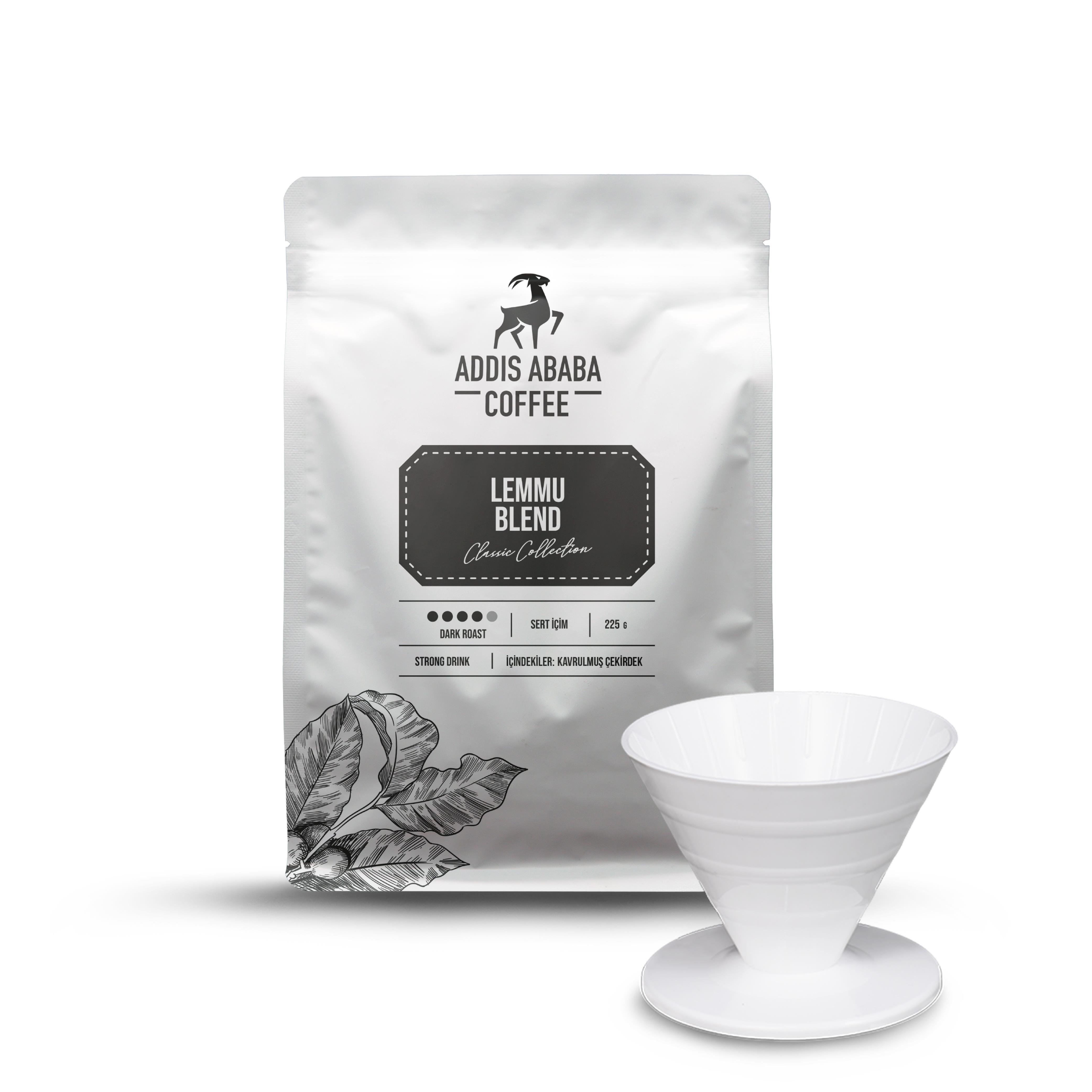 Lemmu Blend Filter Coffee 225 Gr. & V60 Dripper