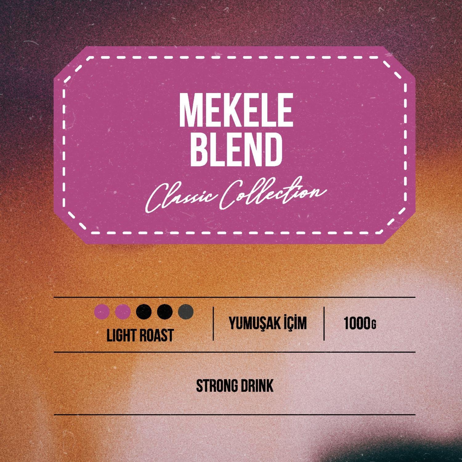 Mekele Blend Roasted Coffee Beans 1000 Gr