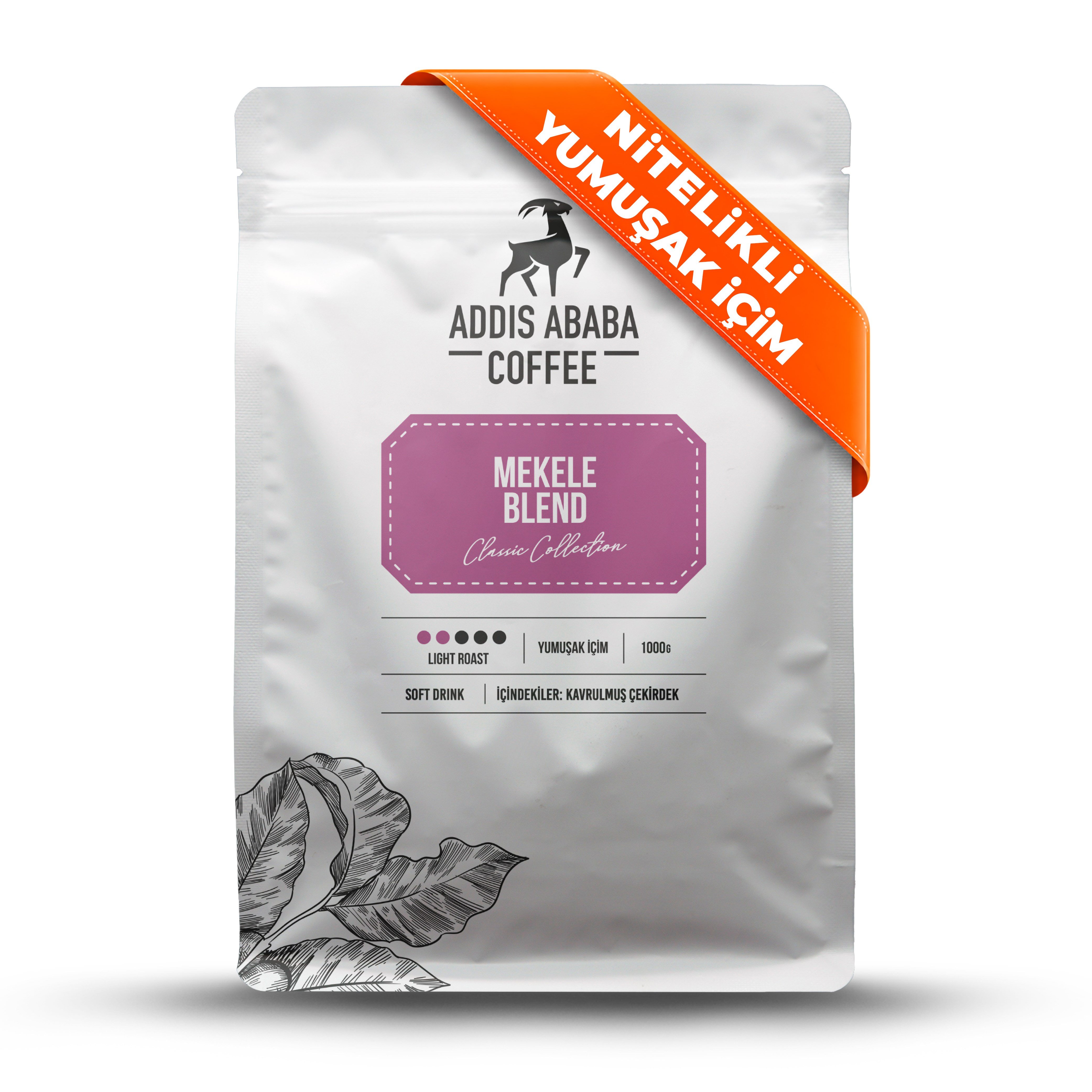 Mekele Blend Kavrulmuş Çekirdek Kahve 1000 Gr