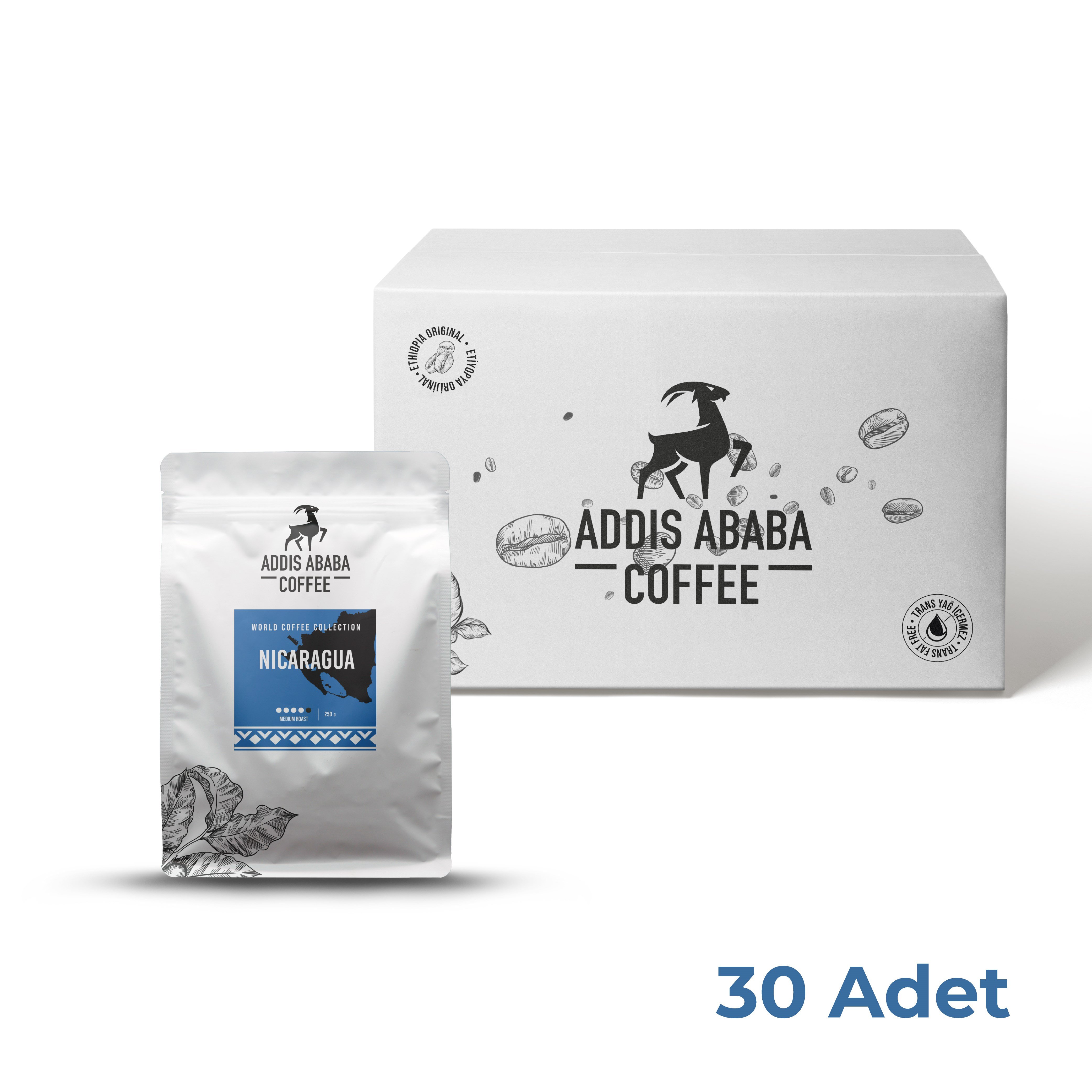 Nicaragua Çekıirdek Kahve (30x250) 7.5 kg
