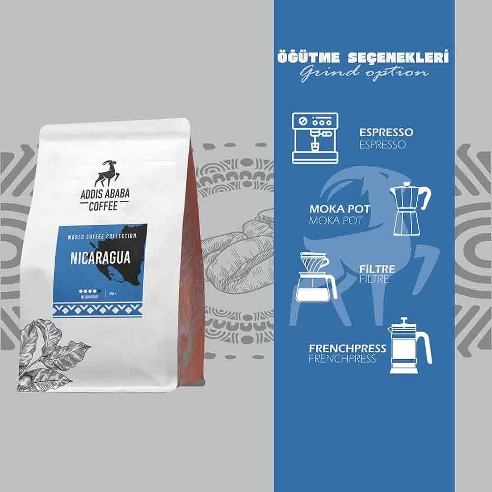 Nicaragua Bean Coffee 250 Gr