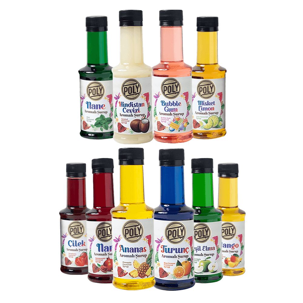 10 Pack High Flavored Coffee Syrup( 10 Pieces X 200 Ml)