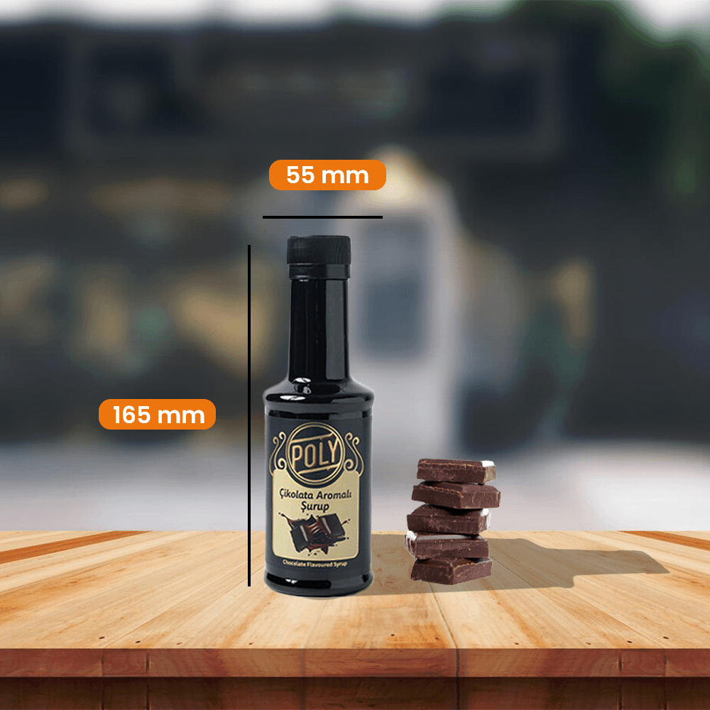 6 Pack Chocolate Flavored Coffee Syrup (6X200 ML.)