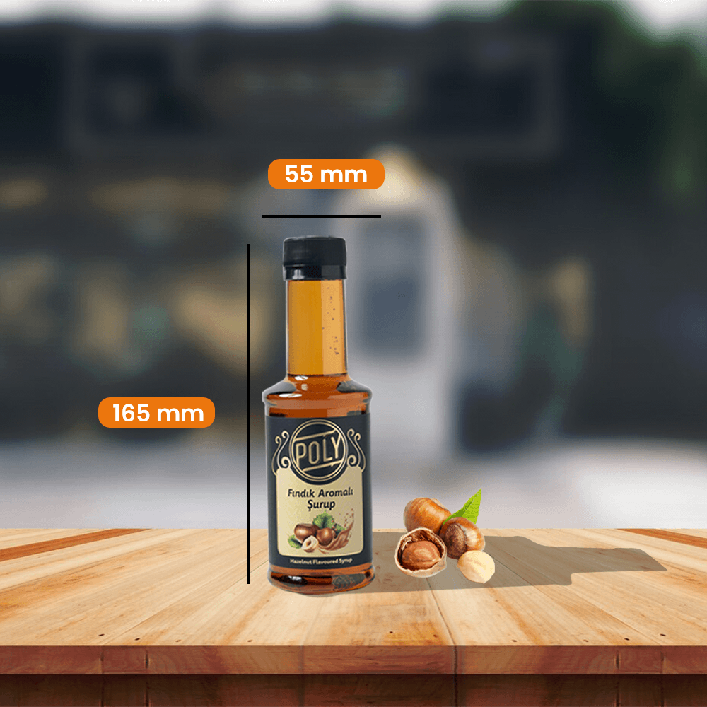 Hazelnut Flavored Syrup 200 Ml.