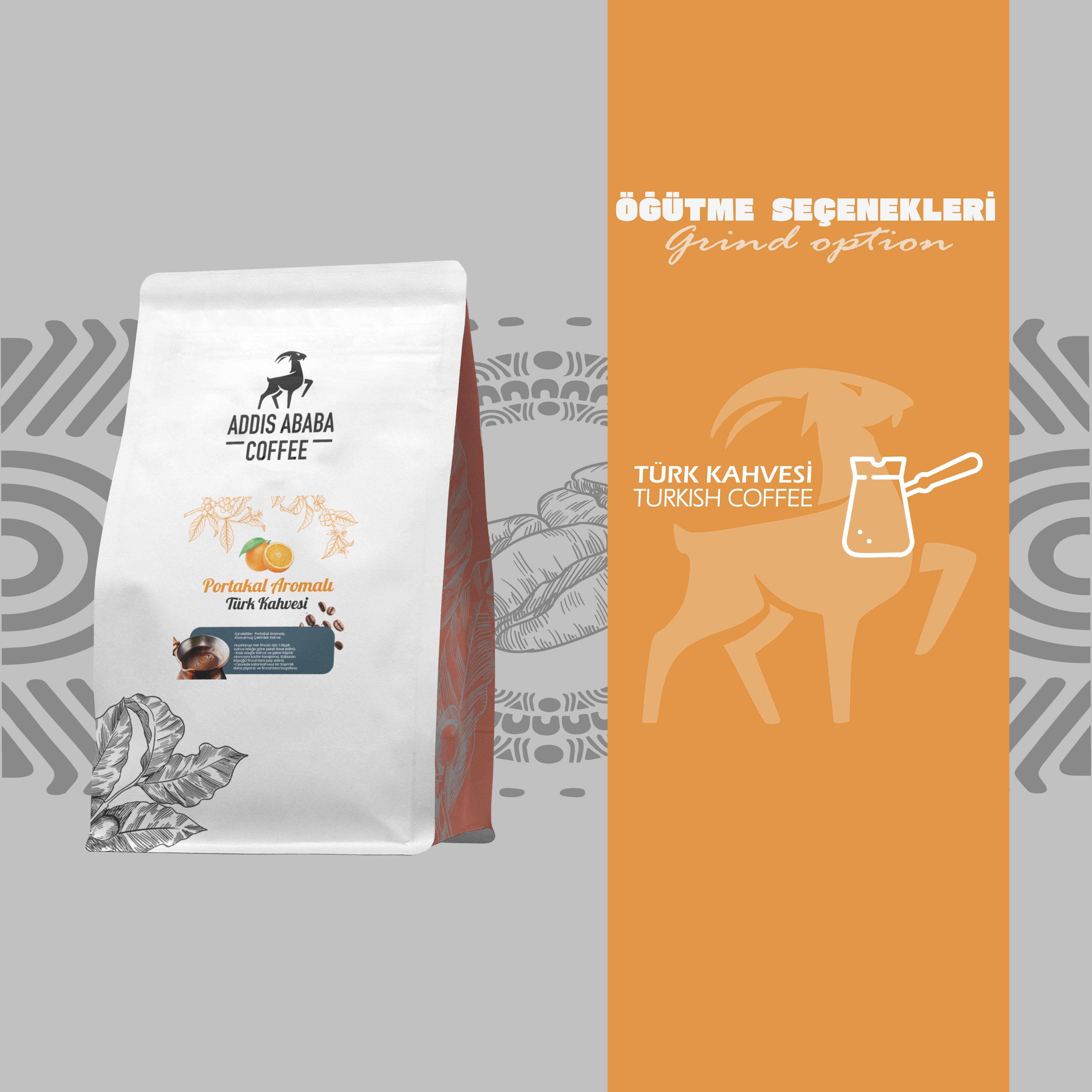 Portakallı Türk Kahvesi 250 Gr.