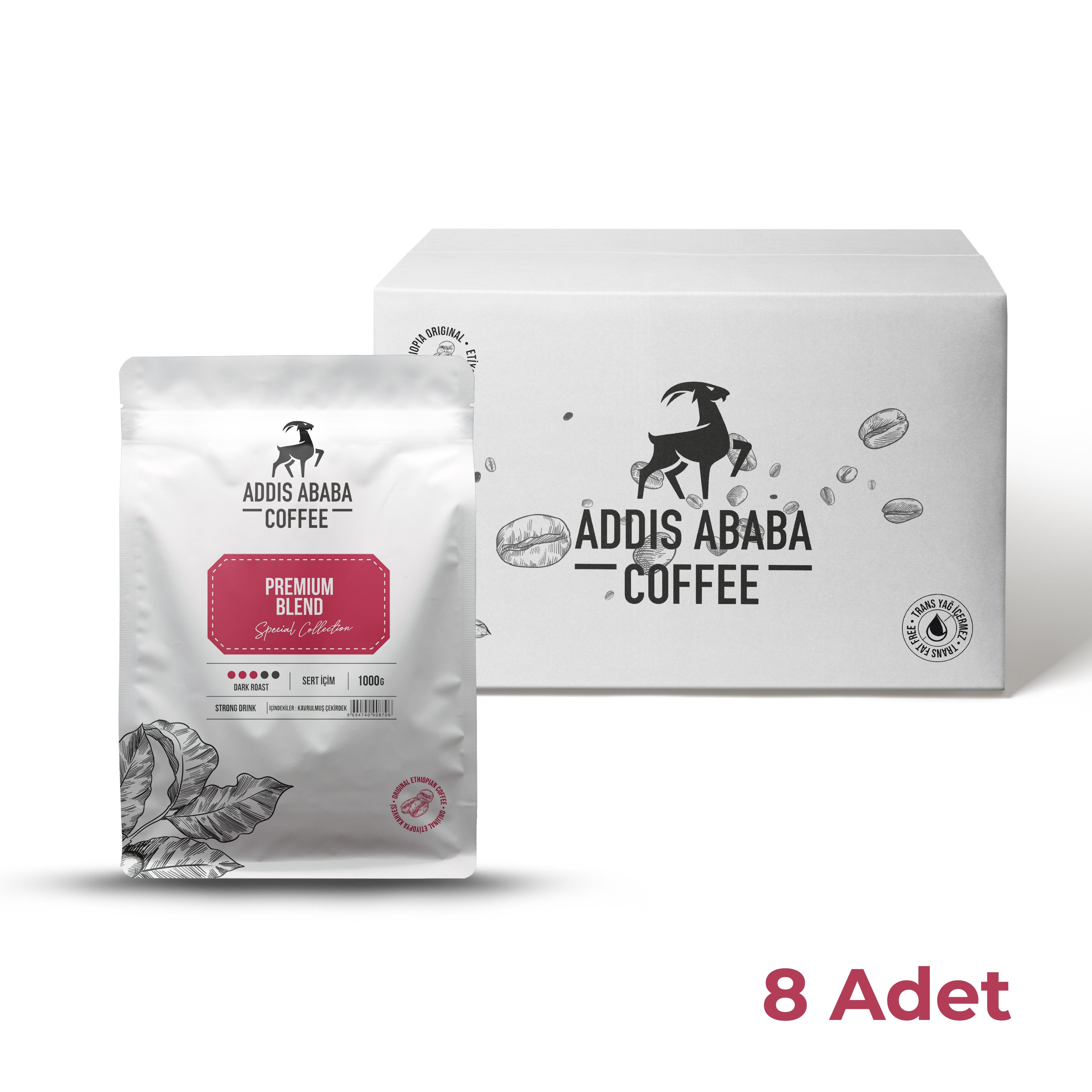 Premium Blend Çekirdek Kahve 8 kg
