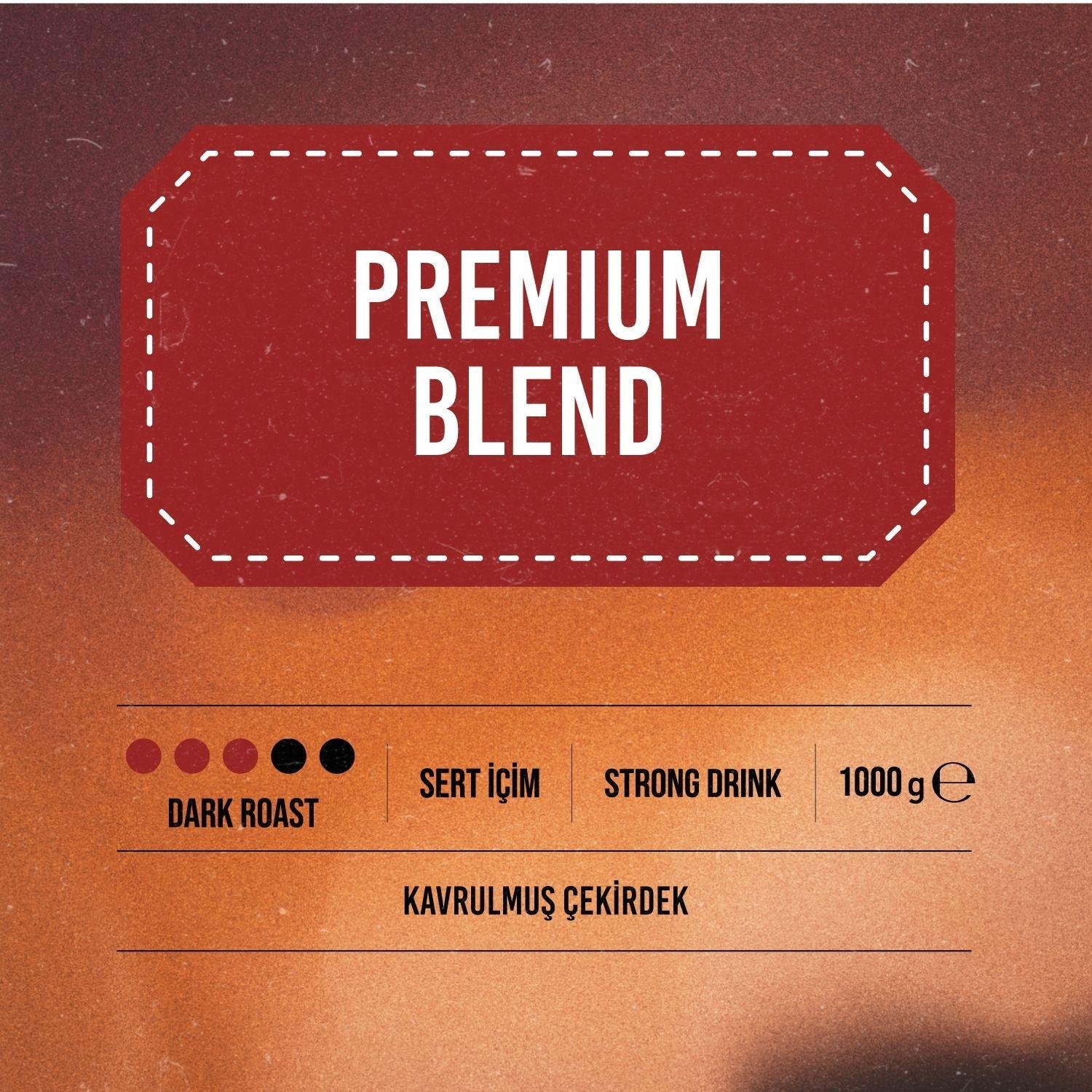 Premium Espresso Blend Çekirdek kahve 1000Gr.