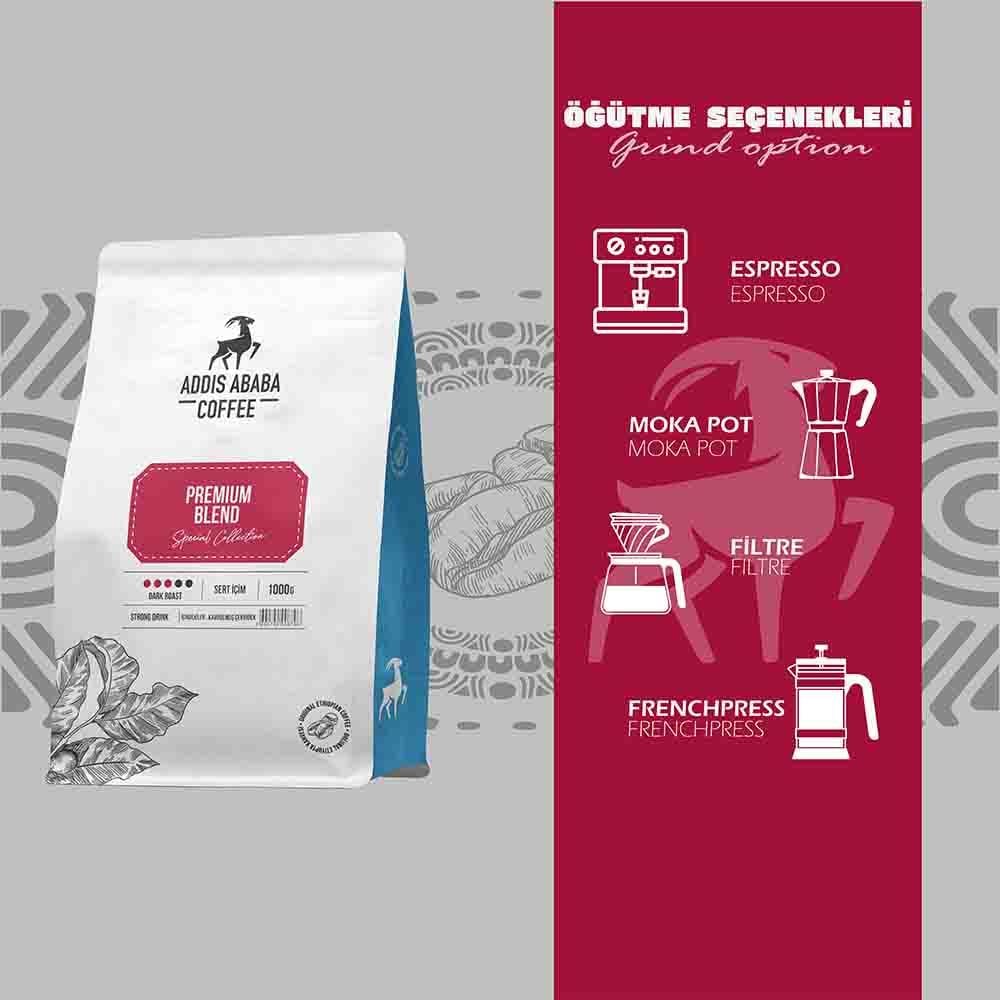 Premium Espresso Blend Çekirdek kahve 1000Gr.