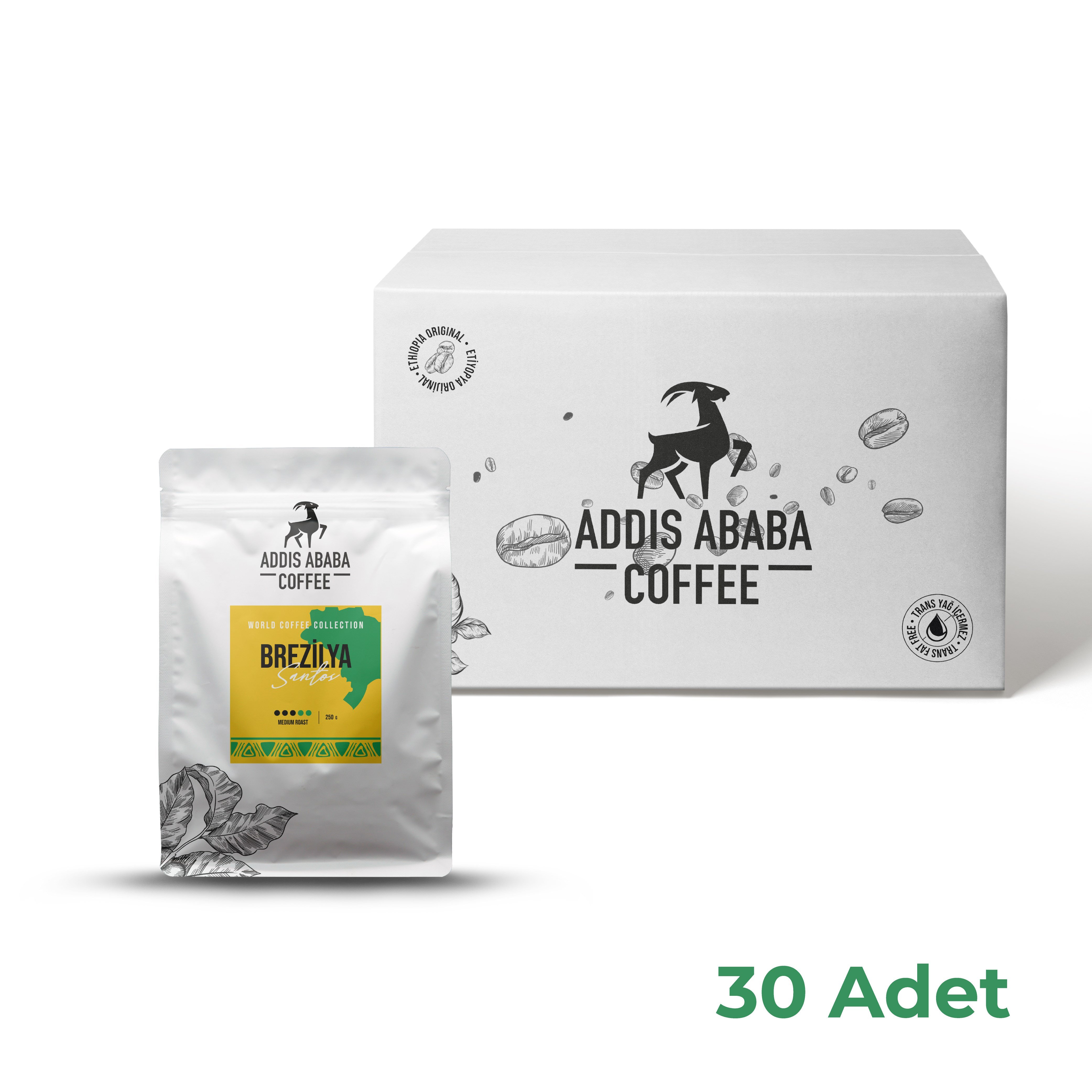 Santos Çekirdek Kahve (30x250) 7.5 kg