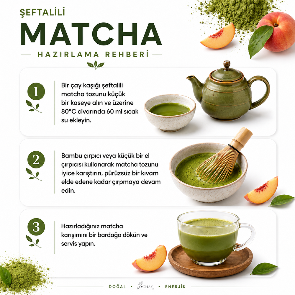 Şeftalili Matcha 50g