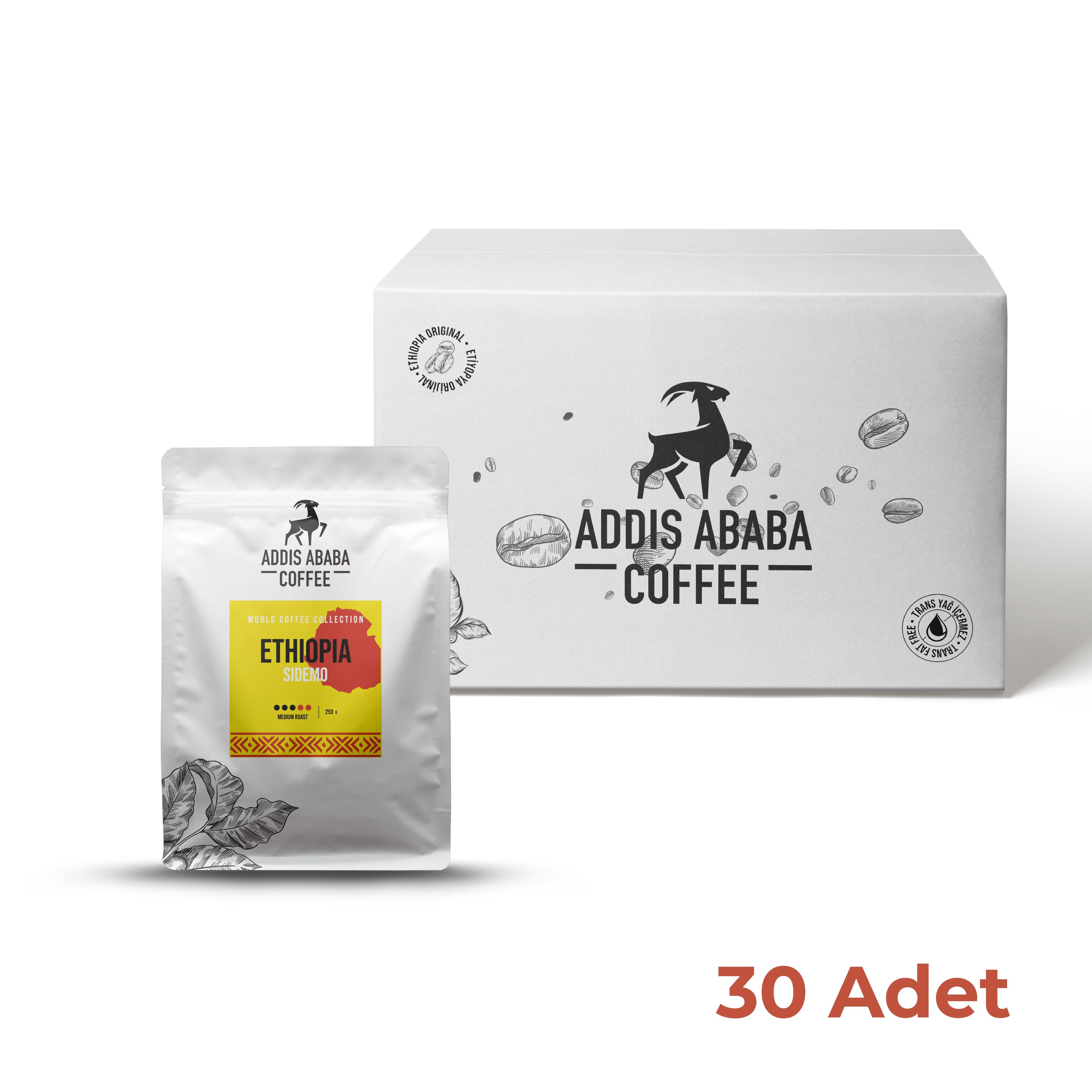 Sidemo Çekirdek Kahve (30x250) 7.5 kg
