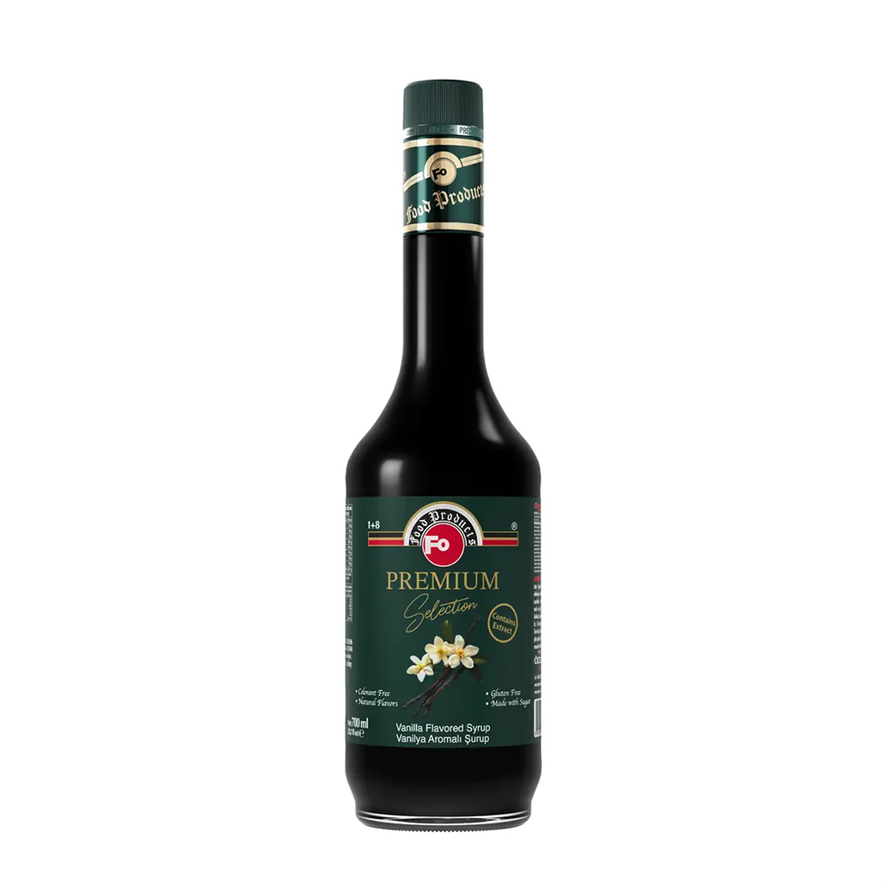 Vanilya Aromalı Şurup - Premium