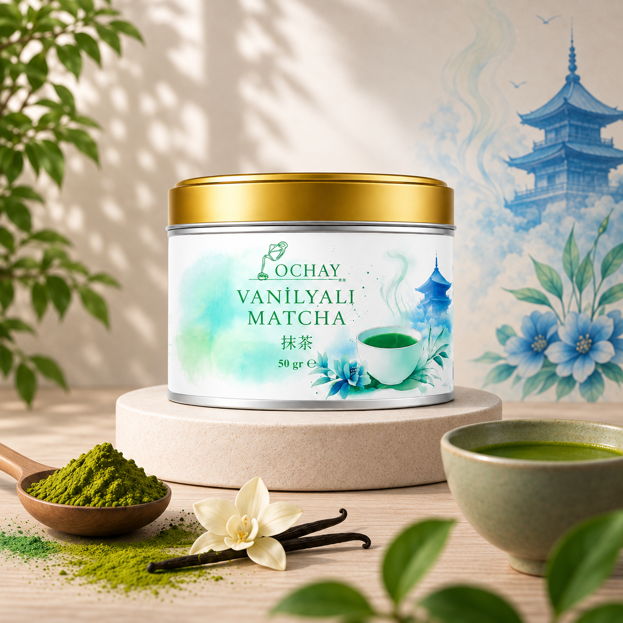 Vanilyalı Matcha 50g