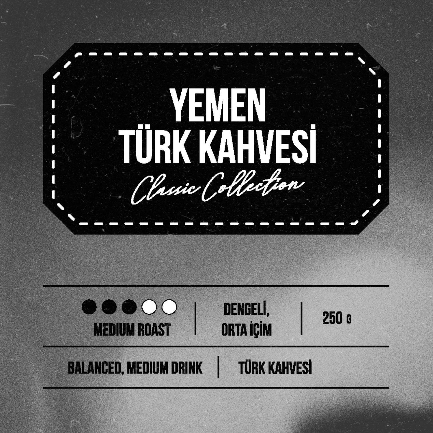 Yemen Öğütülmüş Türk Kahvesi 250 Gr