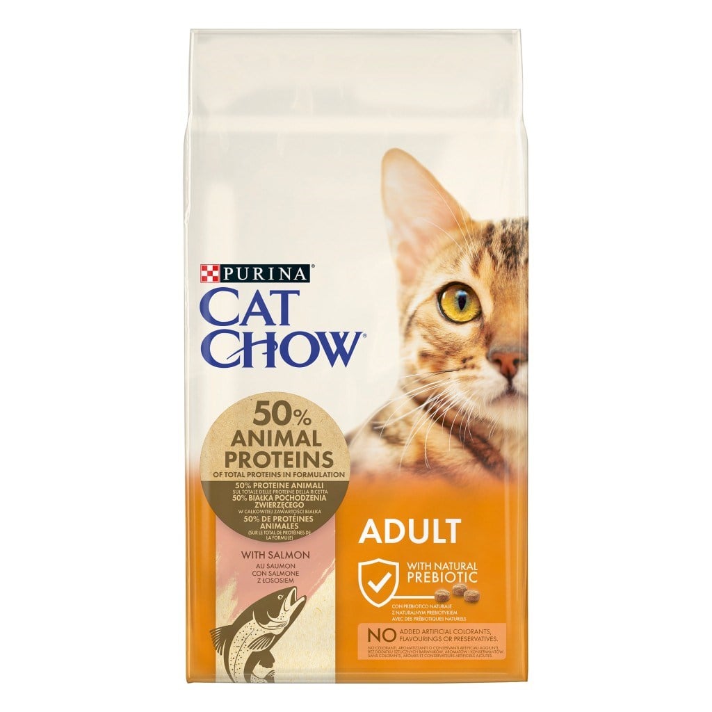 Cat Chow Somonlu ve Ton Balıklı Yetişkin Kedi Maması 15kg