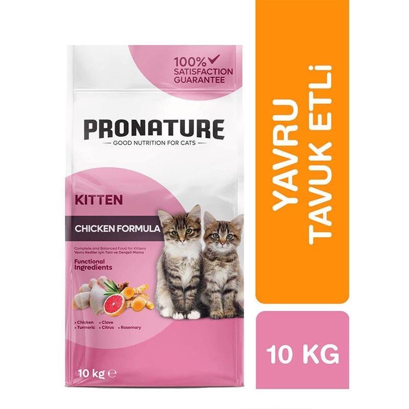 Pronature Tavuklu Yavru Kedi Maması 10 Kg