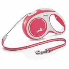 Flexi New Comfort Otomatik Şerit Köpek Gezdirme Kayışı 5mt Small Kırmızı