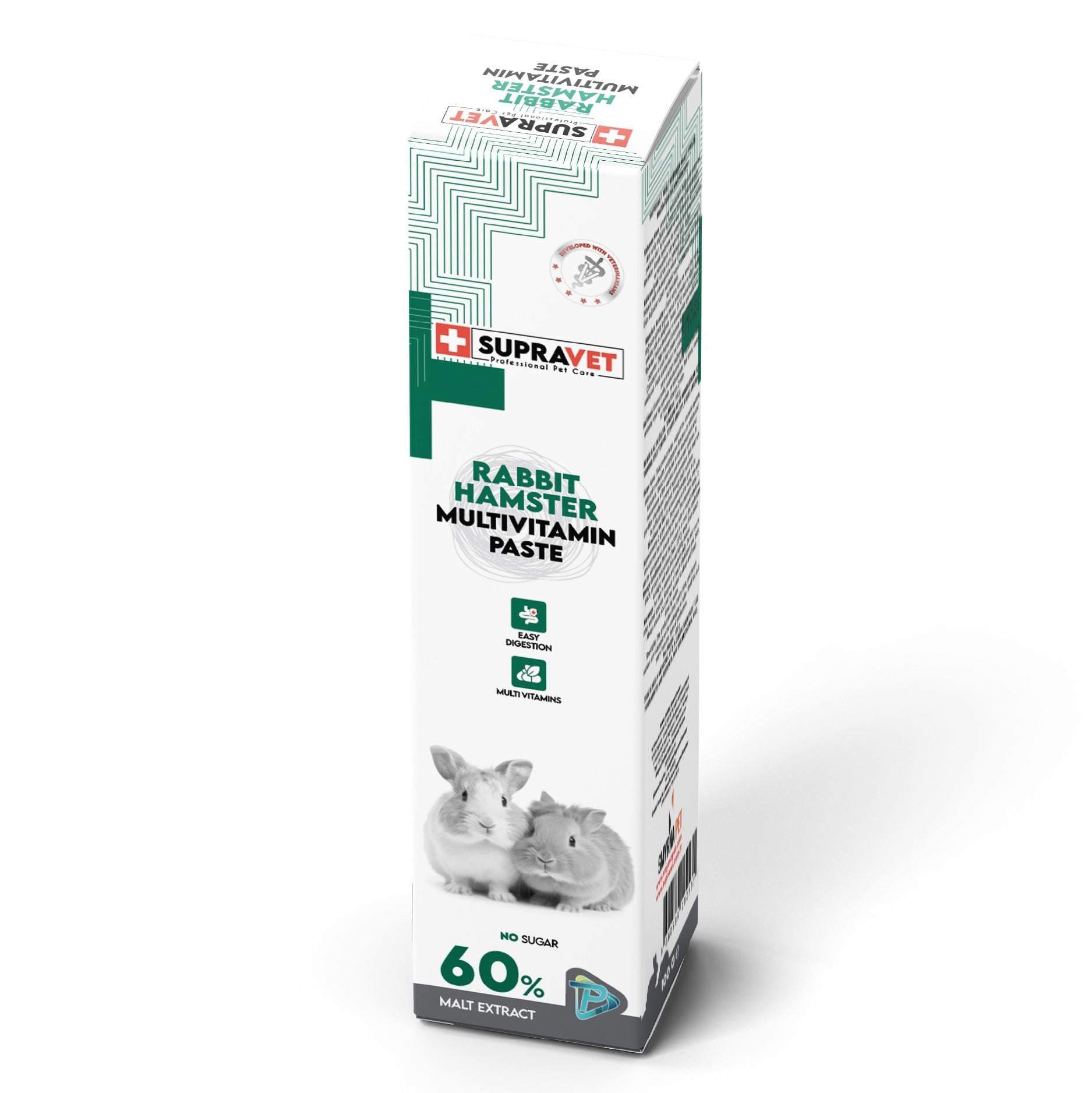 Supravet Kemirgen için Multi Vitamin Malt Paste 100 Gr
