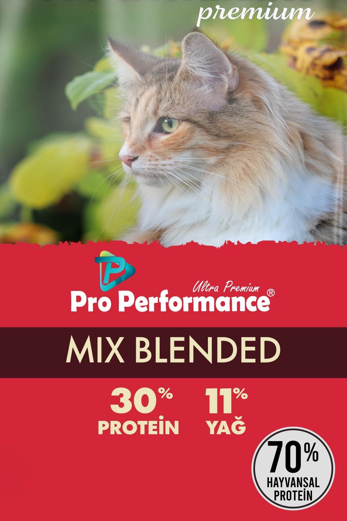 Pro Performance Tavuk-Sığır-Karidesli Mix Kedi Maması 15 Kg