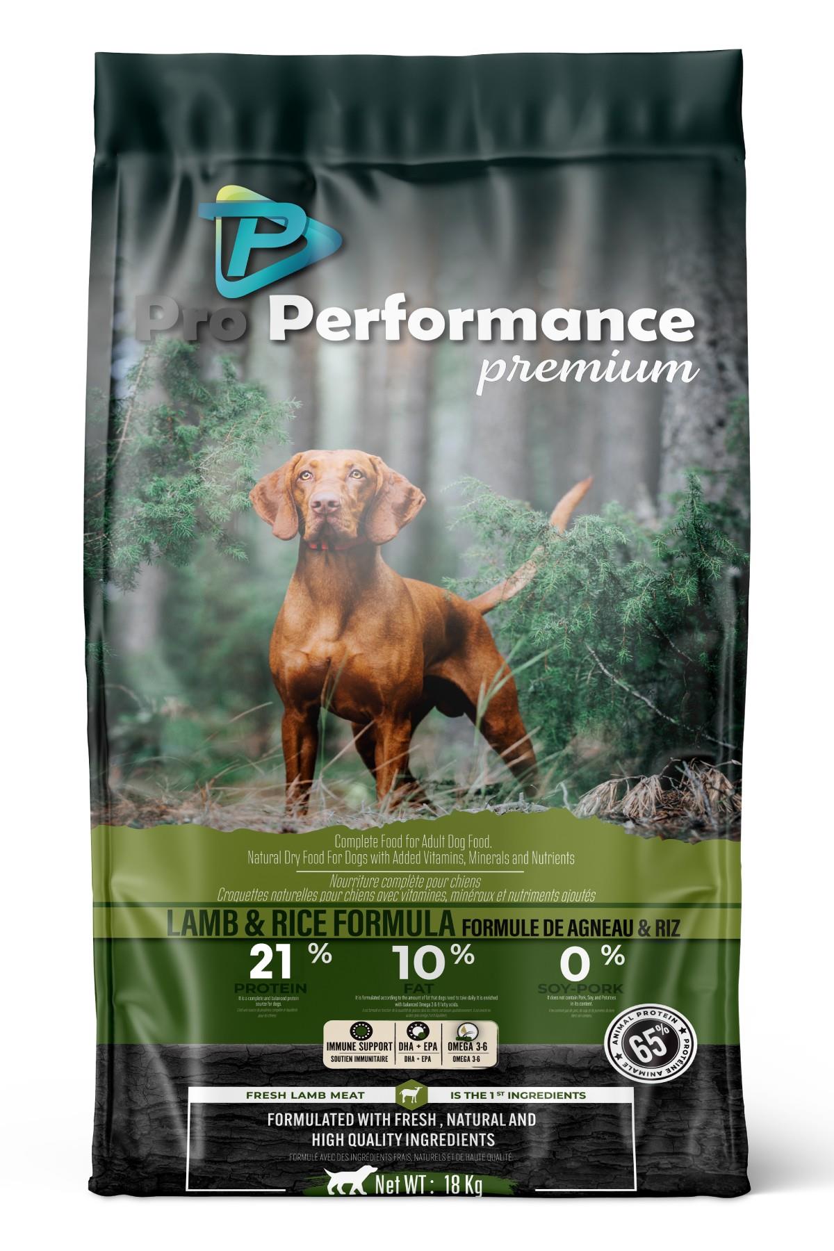 Pro Performance Kuzu Etli Yetişkin Köpek Maması 18 kg