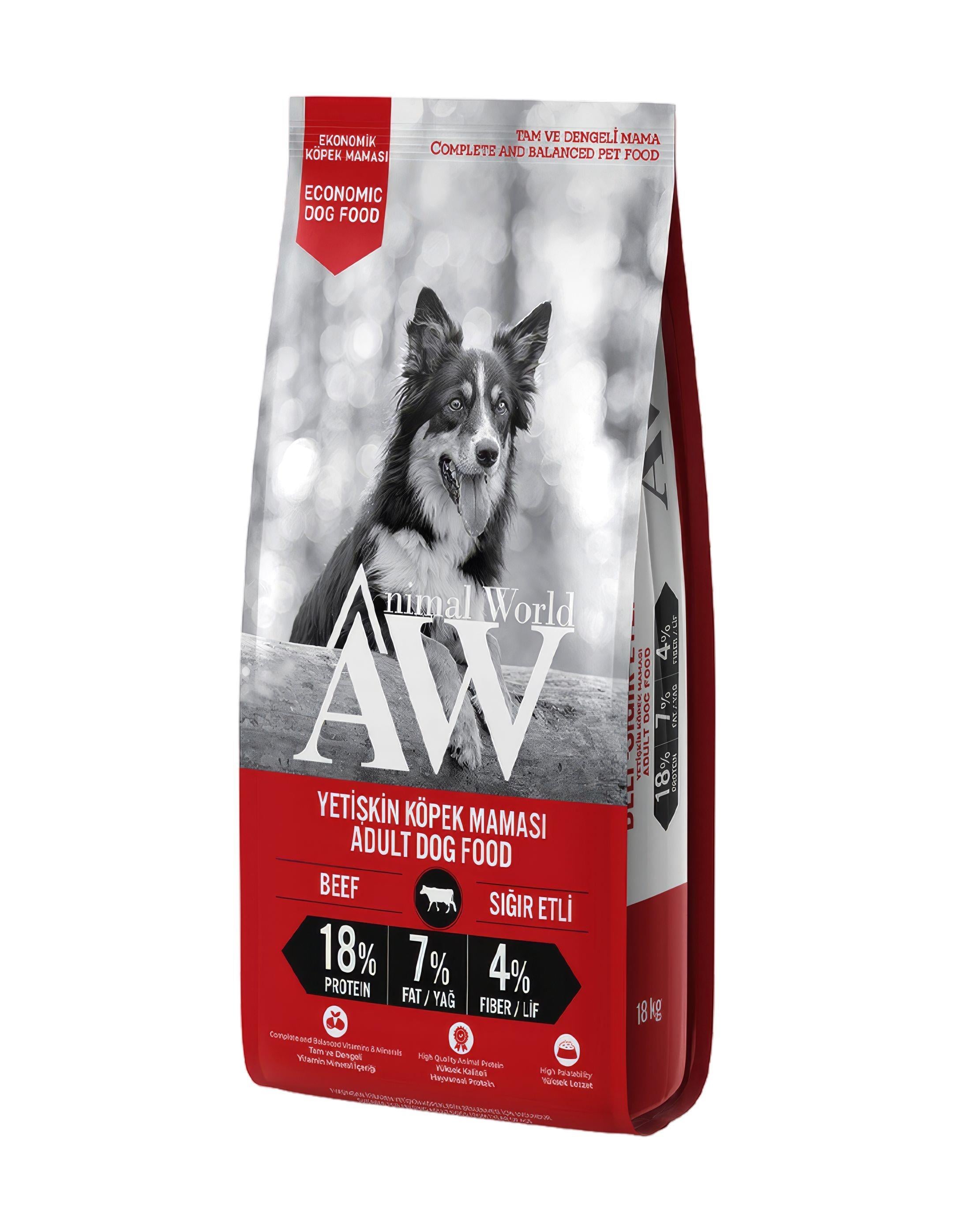 Animal World Kuzu Eli Yetişkin Köpek Maması 18 Kg