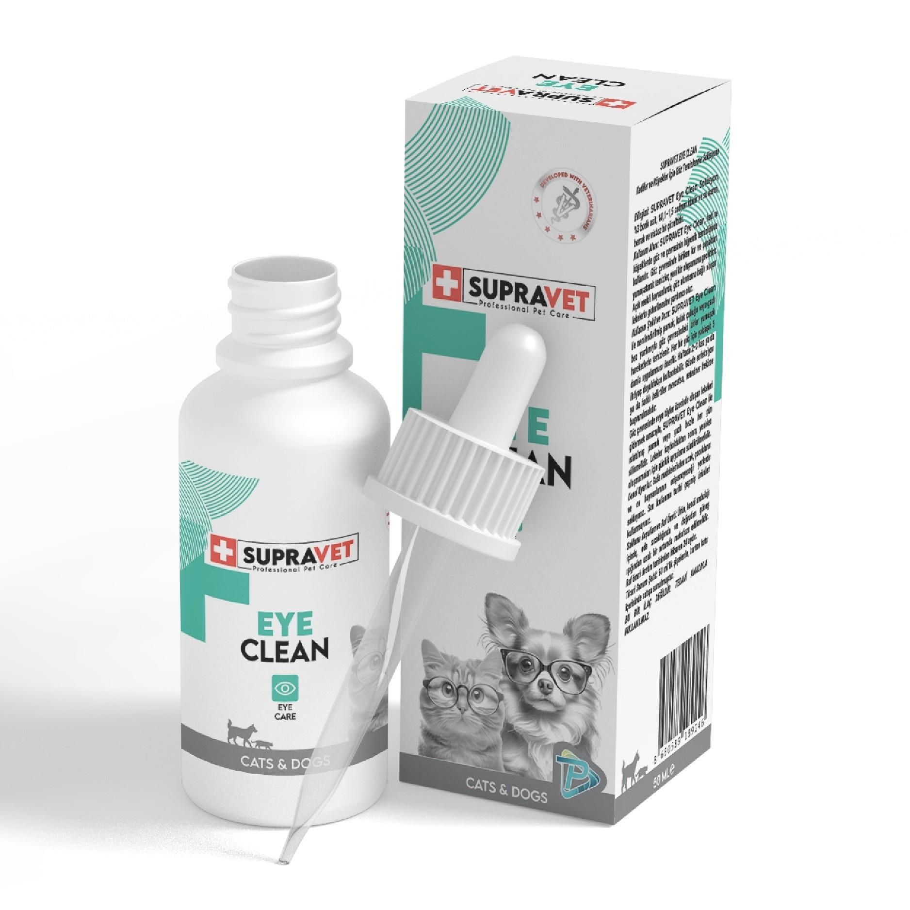 Supravet Eye Clean Kedi Ve Köpek Göz Temizleme Solüsyonu 50ml