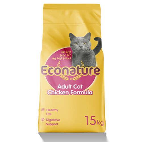Econature Tavuklu Yetişkin Kedi Maması 15kg