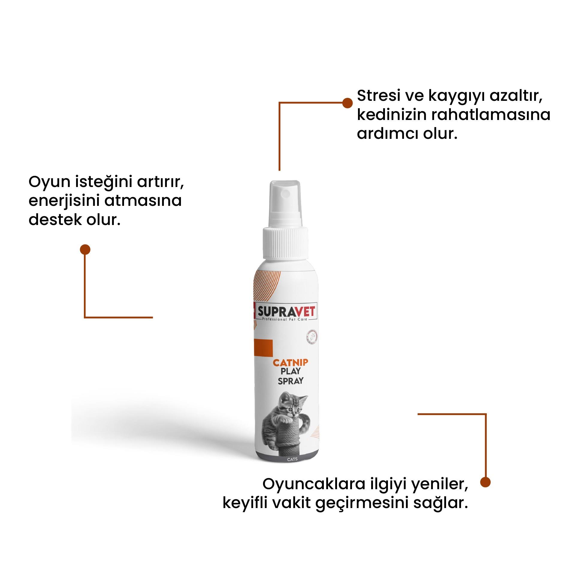 Supravet Catnip Spray Kedi Oyun Spreyi 100 ML