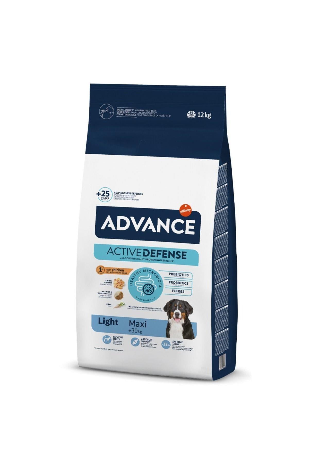 Advance Maxi Light Tavuk ve Pirinçli Kilolu Büyük Irk Yetişkin Köpek Maması 12 kg