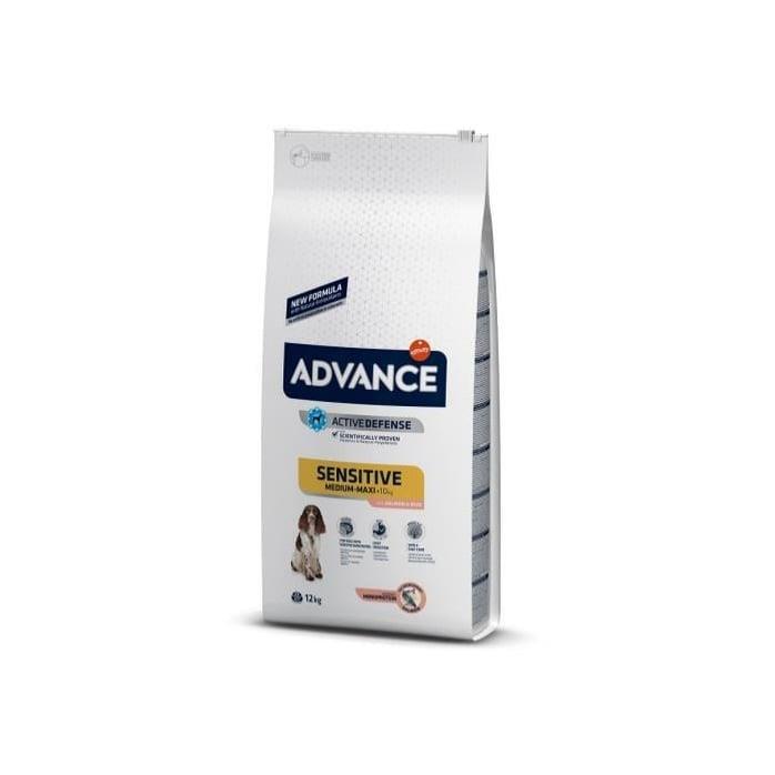 Advance Somonlu ve Pirinçli Hassas Yetişkin Köpek Maması 12kg