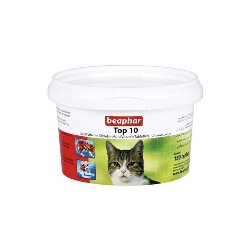 Beaphar Top 10 Kedi Multivitamin Tableti - 180 ADET