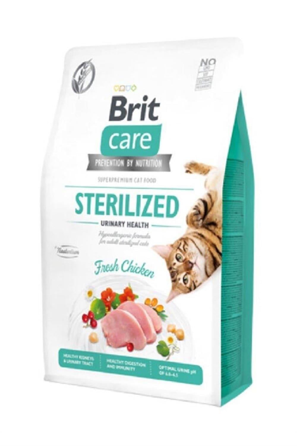 Brit Care Hypo-allergenic Urinary Tahılsız Tavuklu Kısırlaştırılmış Kedi Maması 7 Kg